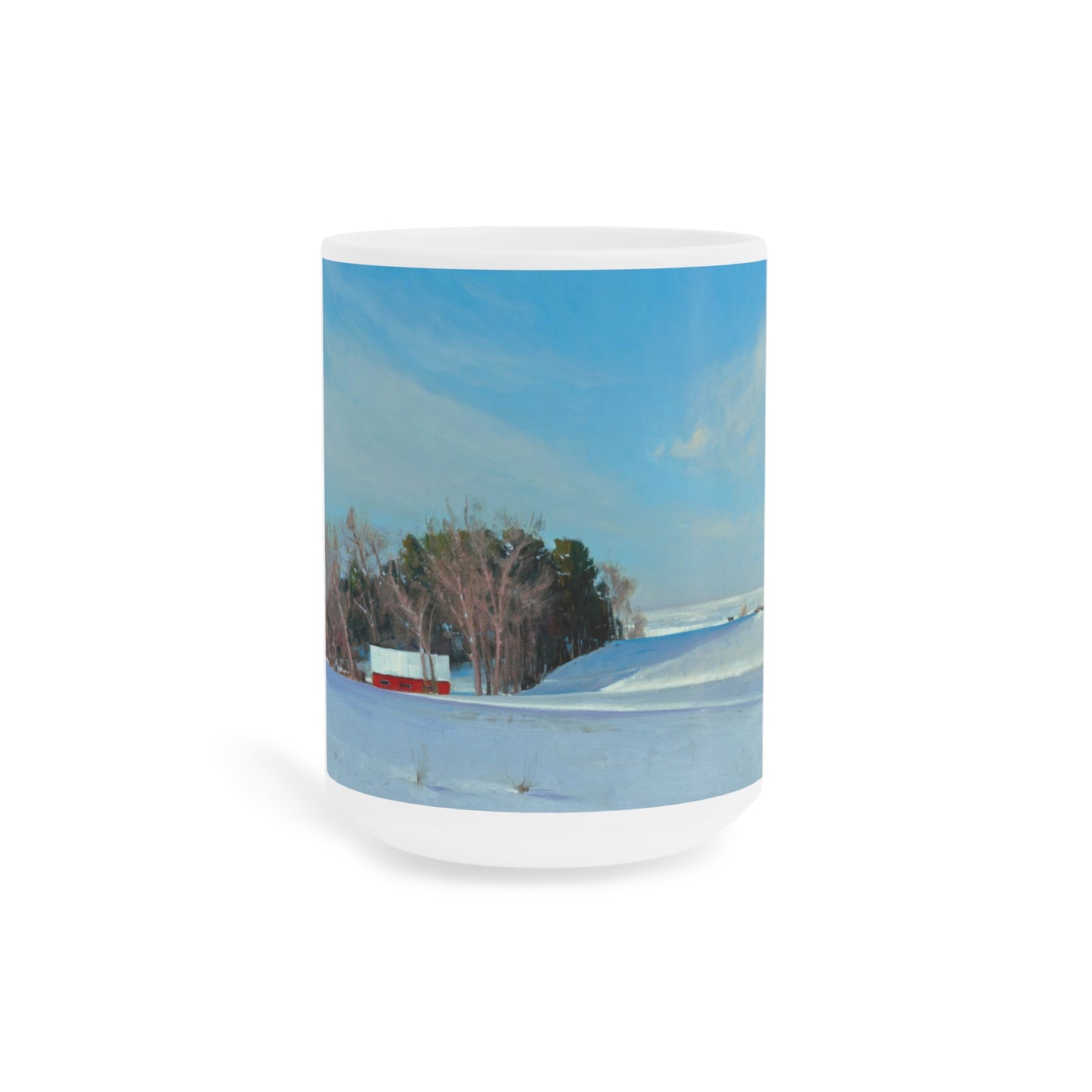 Ben Bauer: "Winter Hills of Somerset" Ceramic Mug (11oz, 15oz, 20oz)