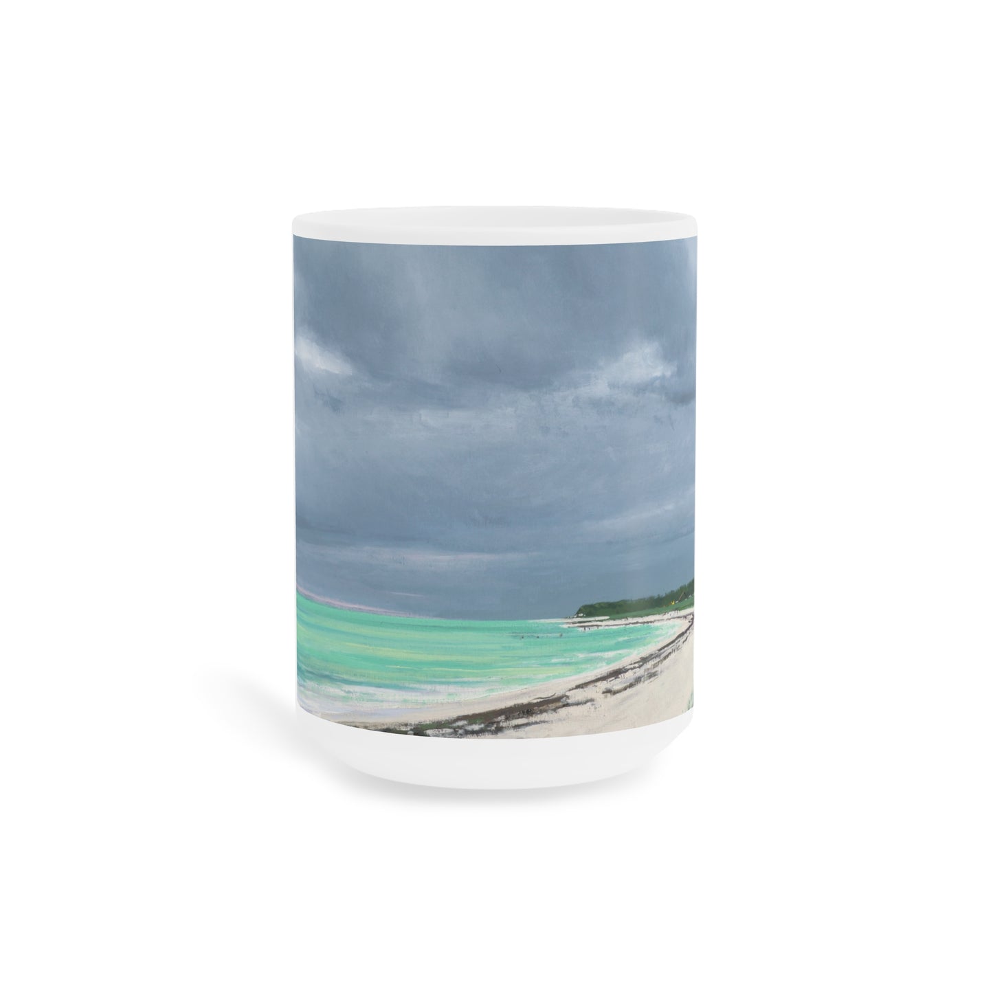 Ben Bauer: "Sandspur Beach, Florida" Ceramic Mug (11oz, 15oz, 20oz)