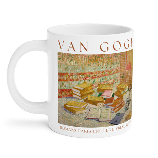 Vincent Van Gogh: "Romans Parisiens Les Livres Jaunes" Ceramic Mug (11oz\15oz\20oz)