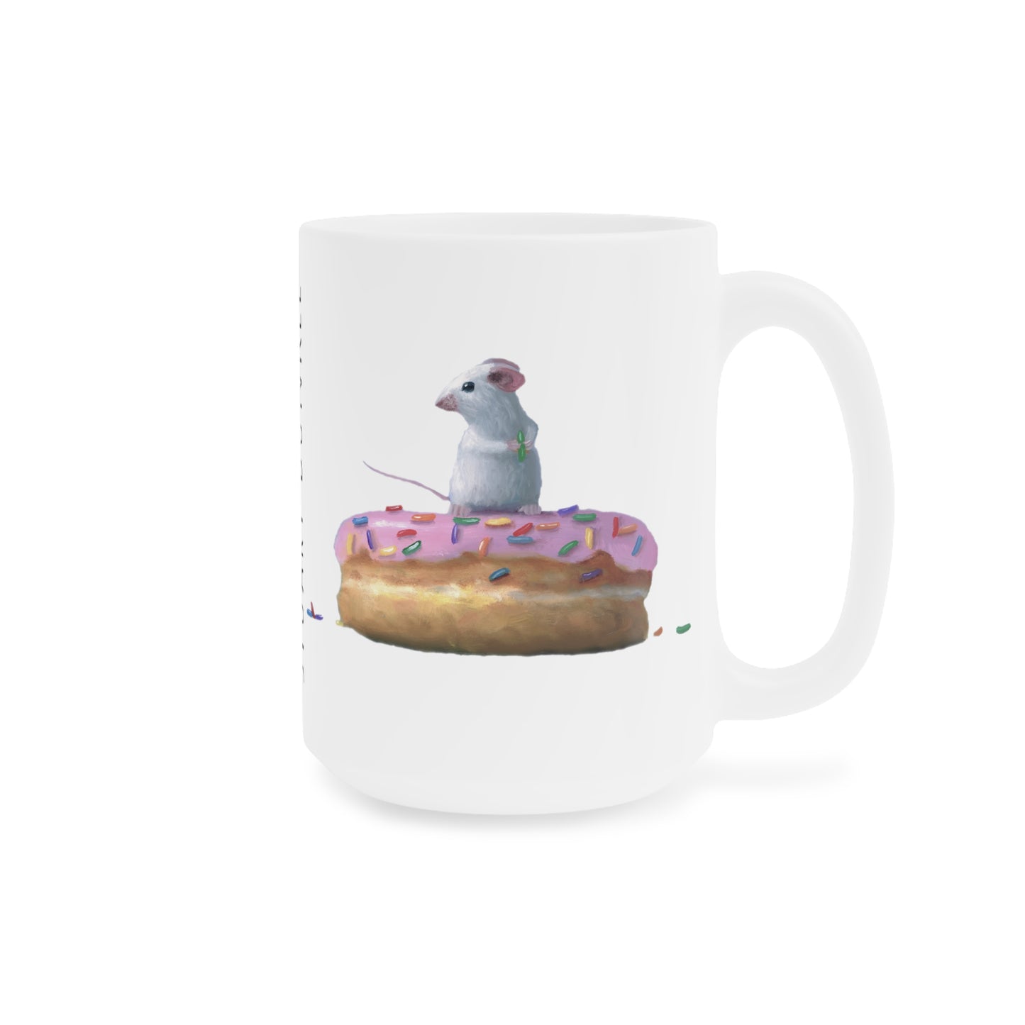 Stuart Dunkel: "Conquered Donut" Ceramic Mug (11oz\15oz\20oz)