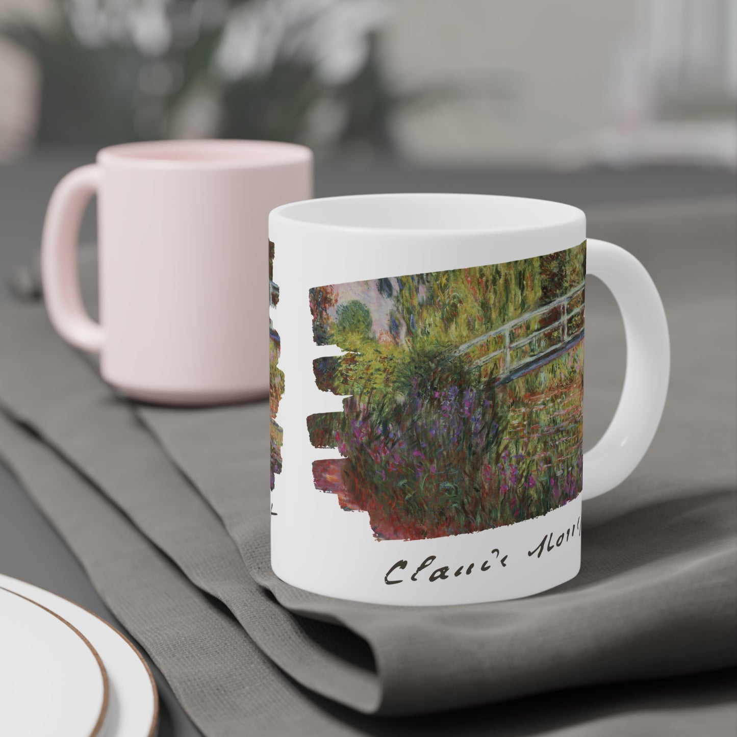 Claude Monet: "Le Pont Japonais 2" Ceramic Mug (11oz\15oz\20oz)