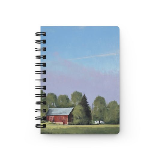 Ben Bauer: "Early Morning Fog Burn, Lake Elmo Farm" - Spiral Bound Journal