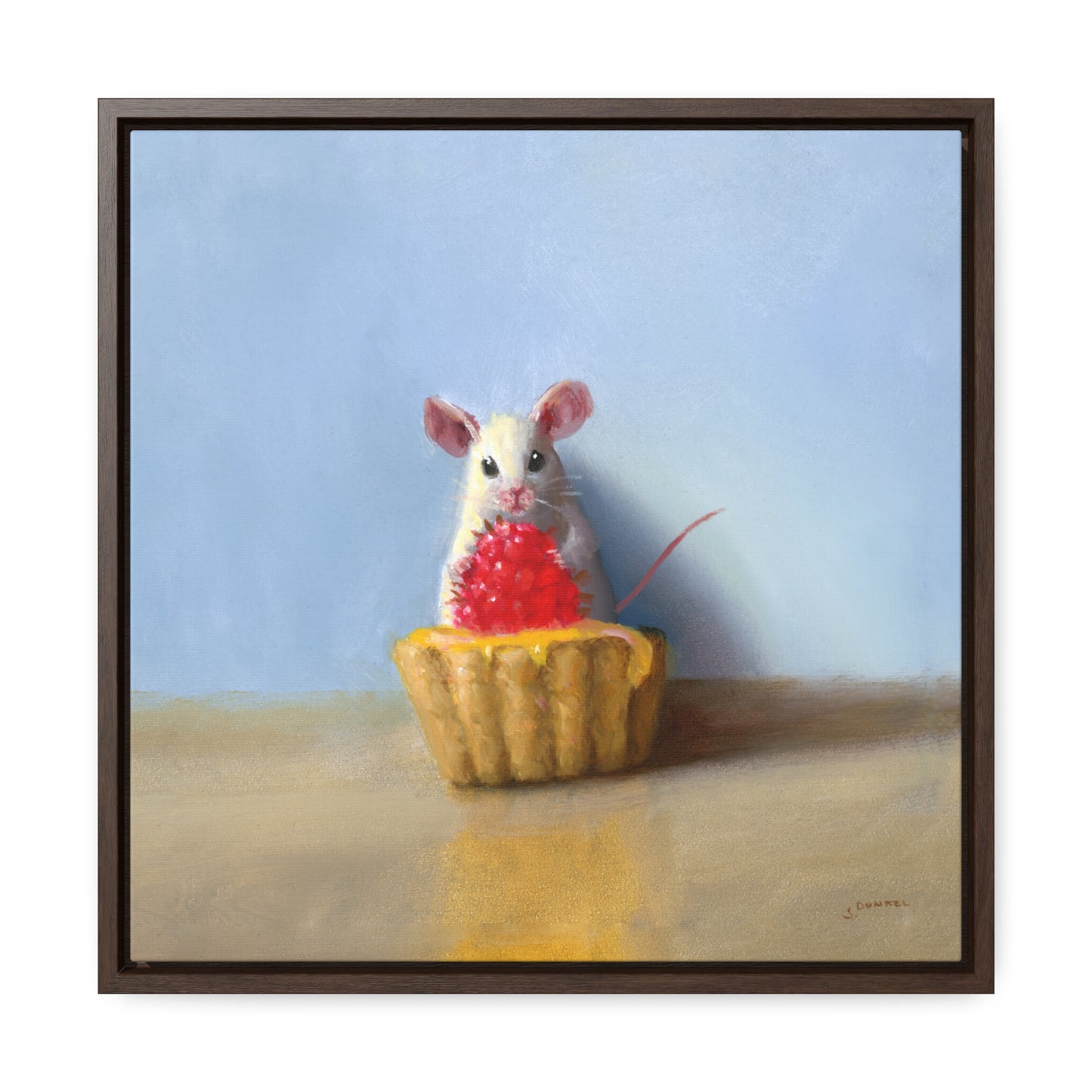 Stuart Dunkel: "Raspberry Tart" - Framed Canvas Reproduction
