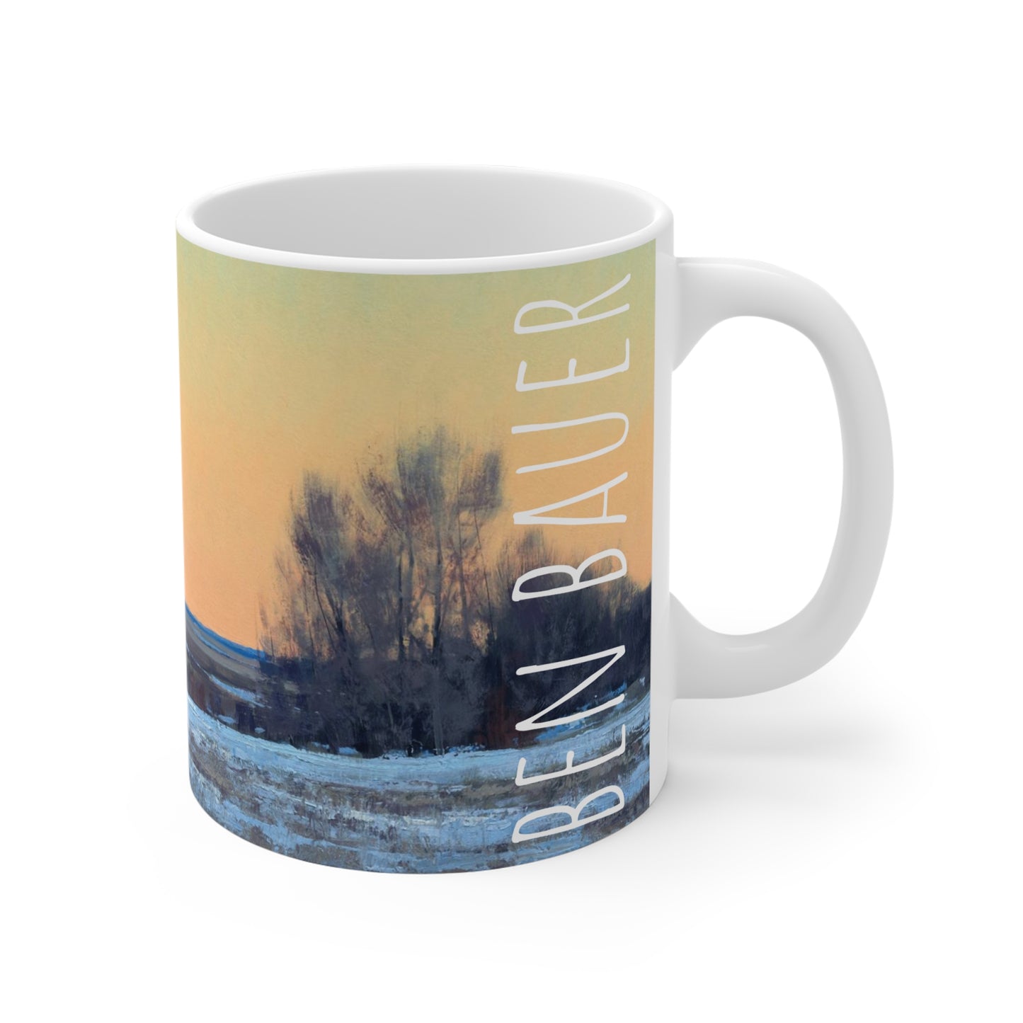 Ben Bauer: "Late Afternoon in March, Lowry, MN" Ceramic Mug (11oz, 15oz, 20oz)