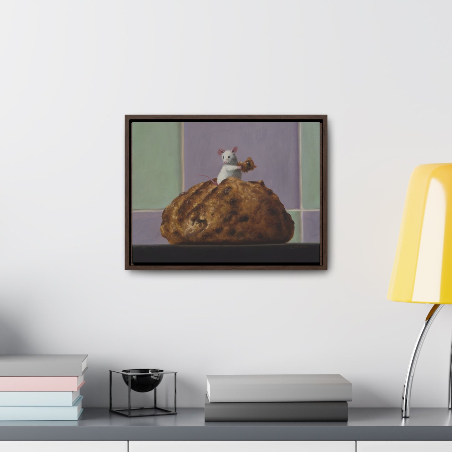 Stuart Dunkel: "Loafer" - Framed Canvas Reproductions