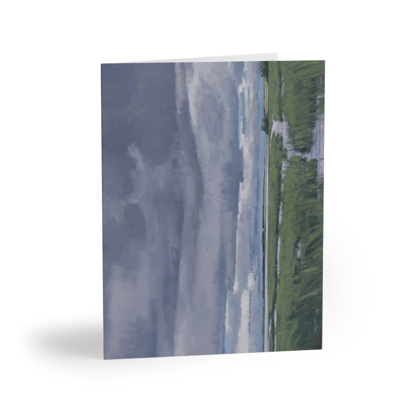 Ben Bauer: "May Storm over Glacial Lake" - Greeting Cards (8, 16, and 24 pcs)