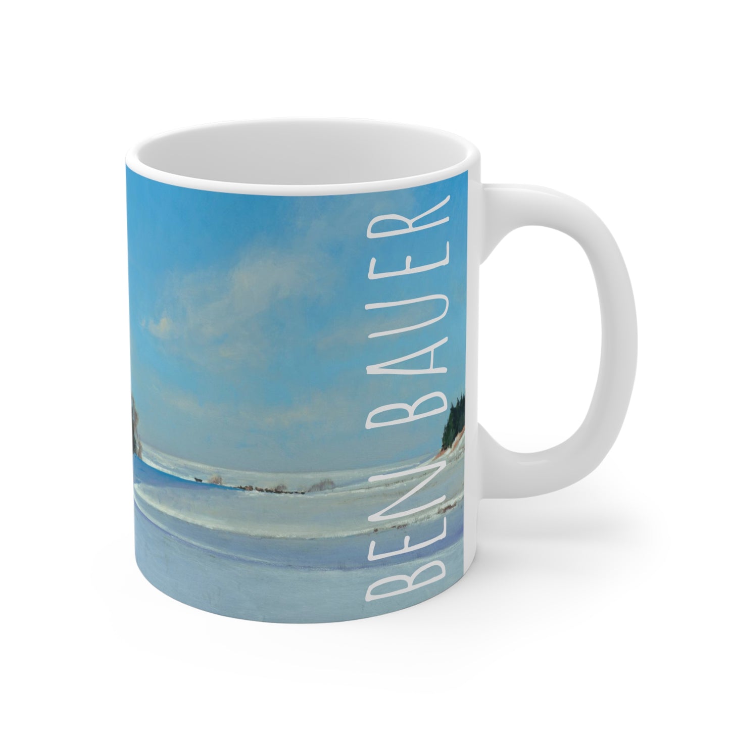 Ben Bauer: "Winter Hills of Somerset" Ceramic Mug (11oz, 15oz, 20oz)