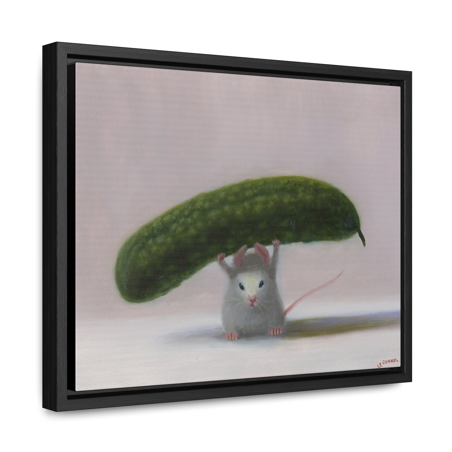 Stuart Dunkel: "Obsessed" - Framed Canvas Reproduction