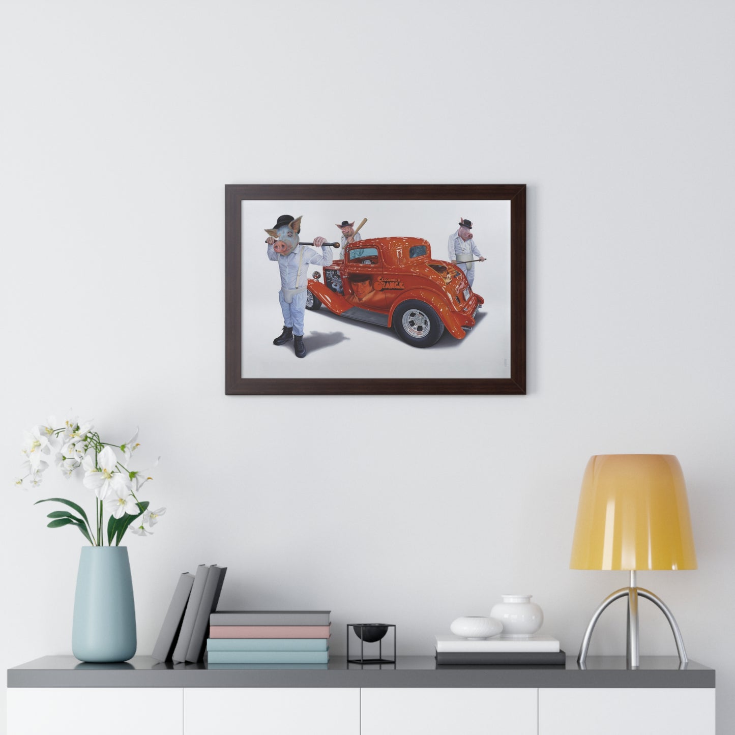 Tony South: "The Moloko Muscle" - Framed Print