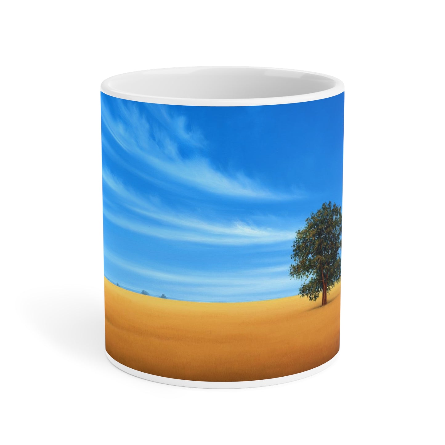 Gail Descoeurs: "Field of Gold" Ceramic Mug (11oz\15oz\20oz)