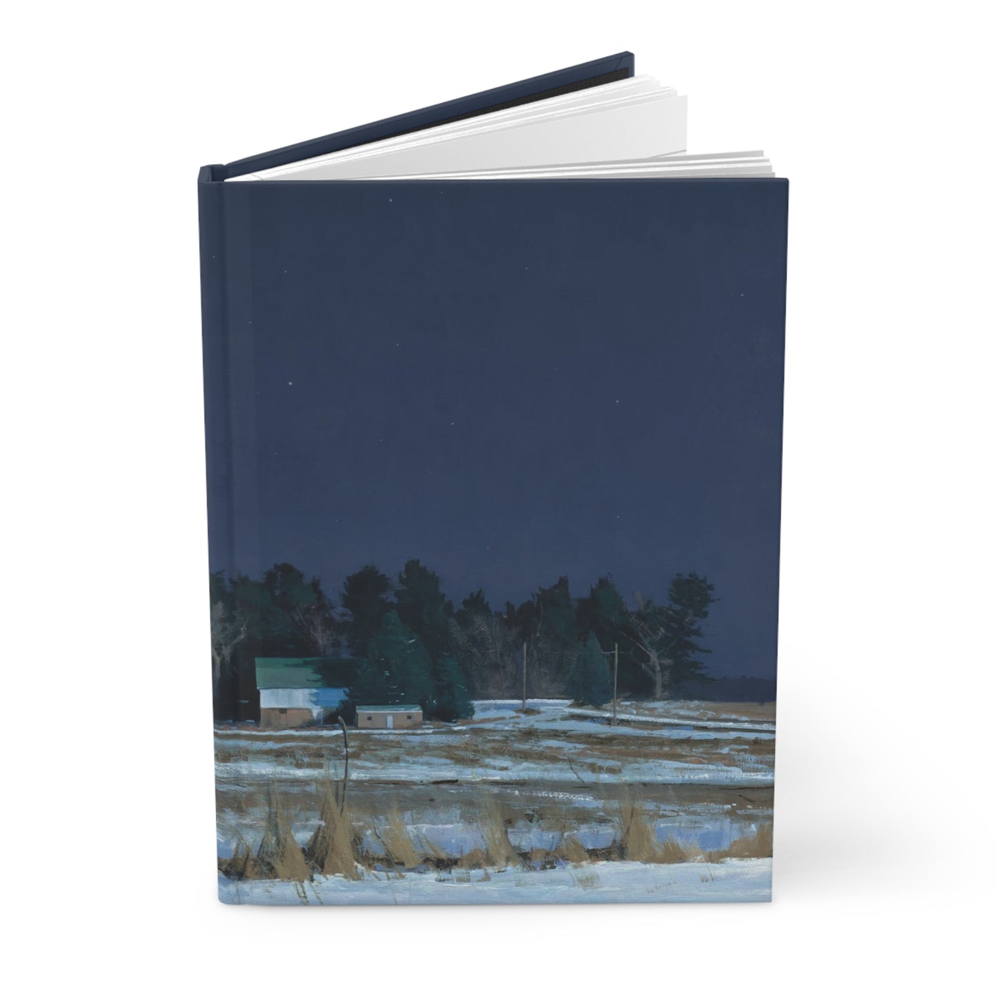 Ben Bauer: "Midnight at 20 Below" - Hardcover Journal Matte