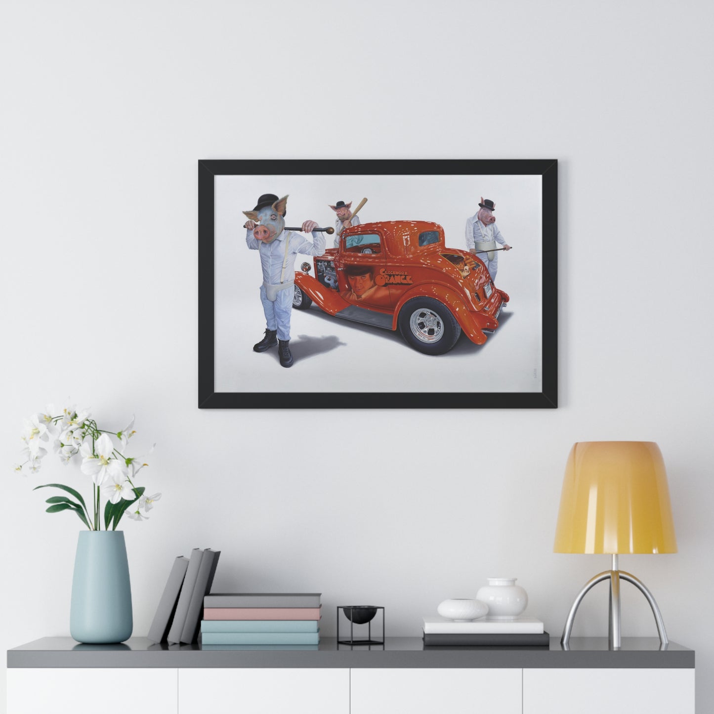 Tony South: "The Moloko Muscle" - Framed Print