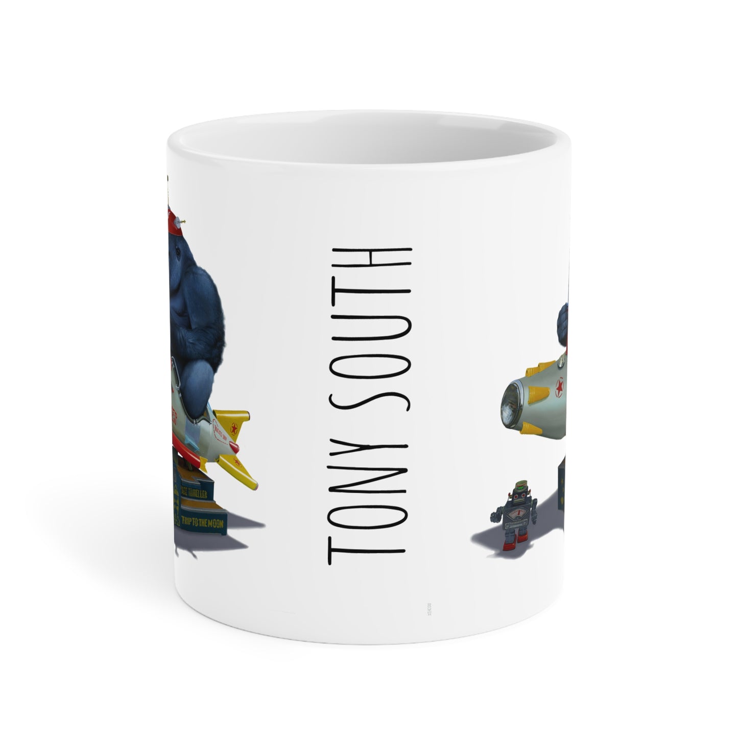 Tony South: "Destination Moon" Ceramic Mug (11oz\15oz\20oz)