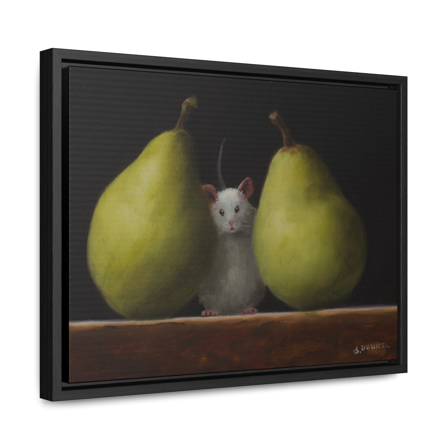 Stuart Dunkel: "Buddies" - Framed Canvas Reproduction