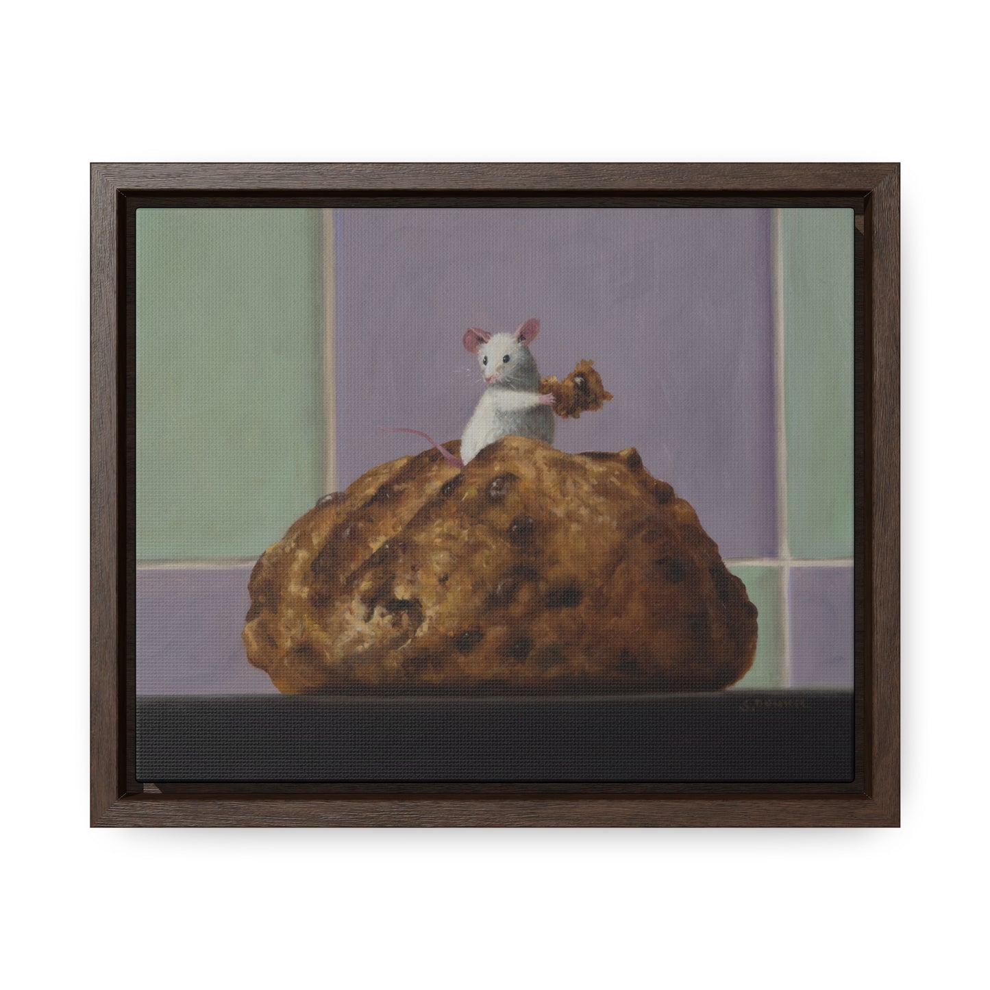 Stuart Dunkel: "Loafer" - Framed Canvas Reproductions