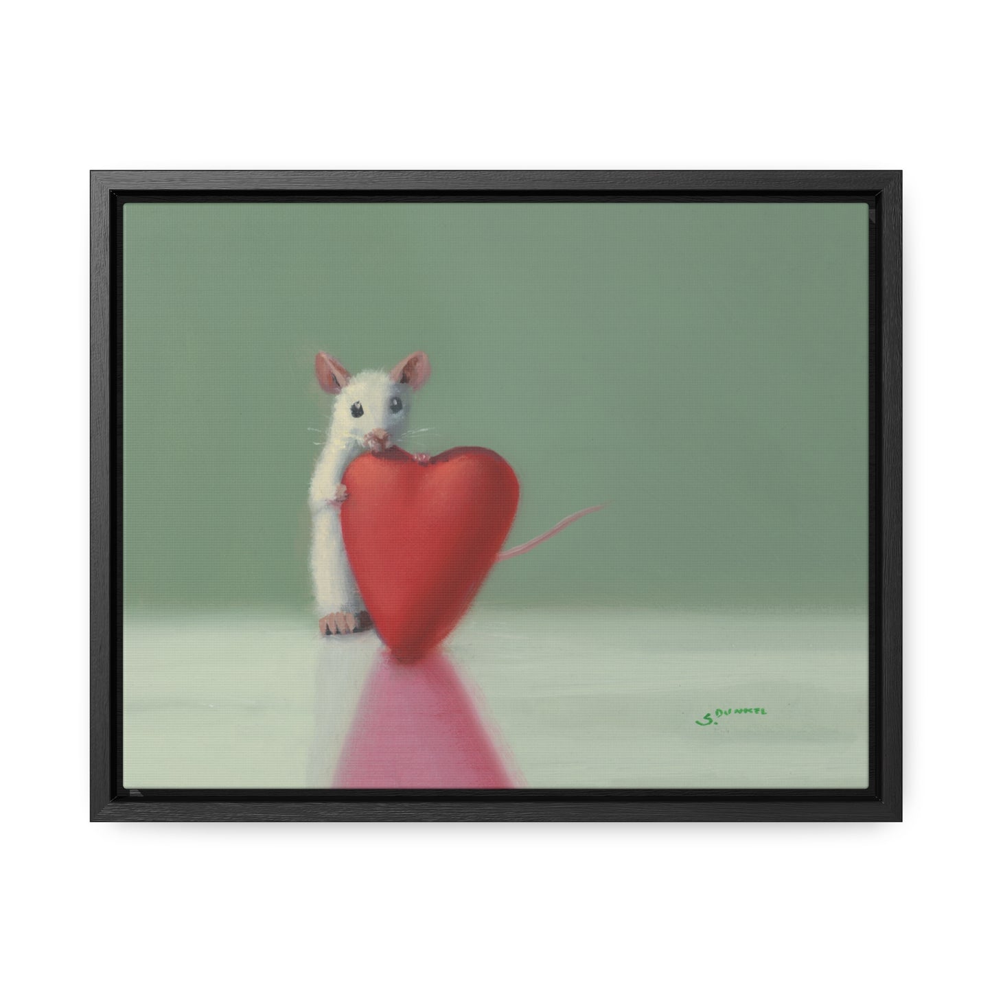 Stuart Dunkel: "Best Heart" - Framed Canvas Reproduction