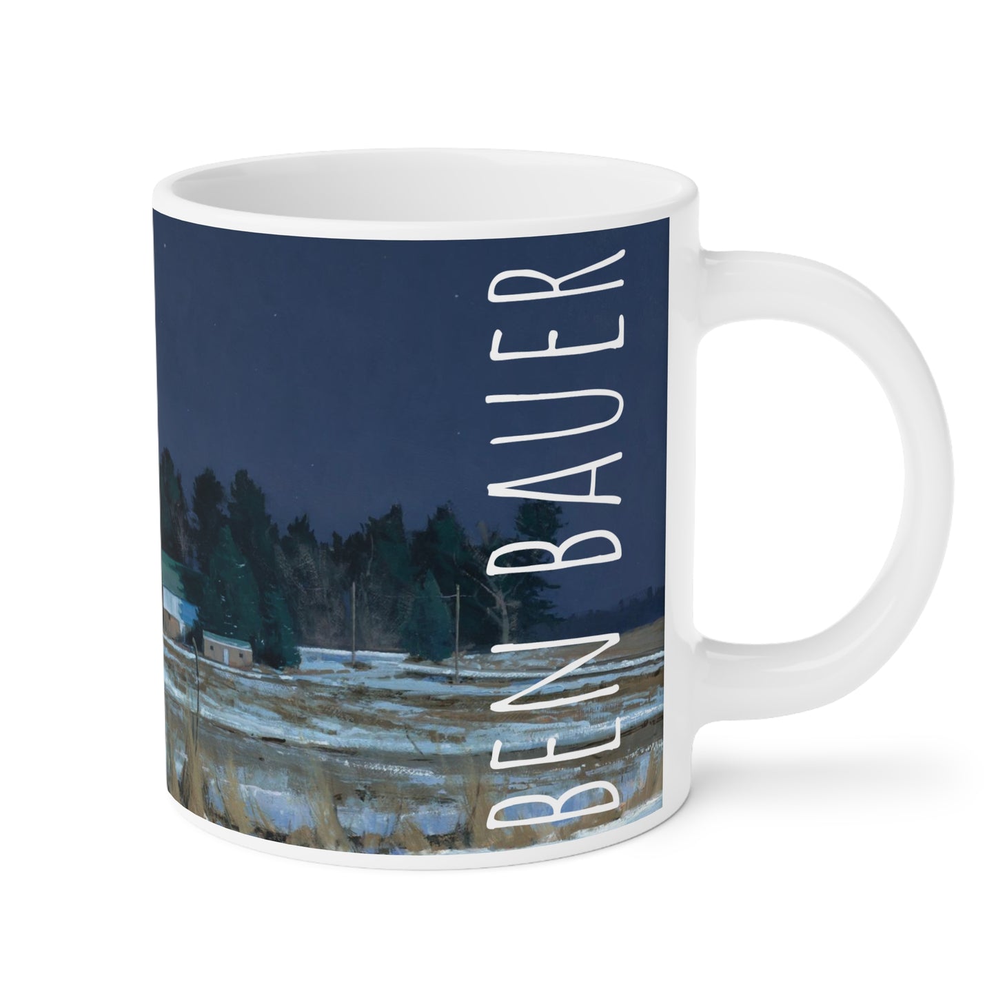 Ben Bauer: "Midnight at 20 Below" Ceramic Mug (11oz, 15oz, 20oz)