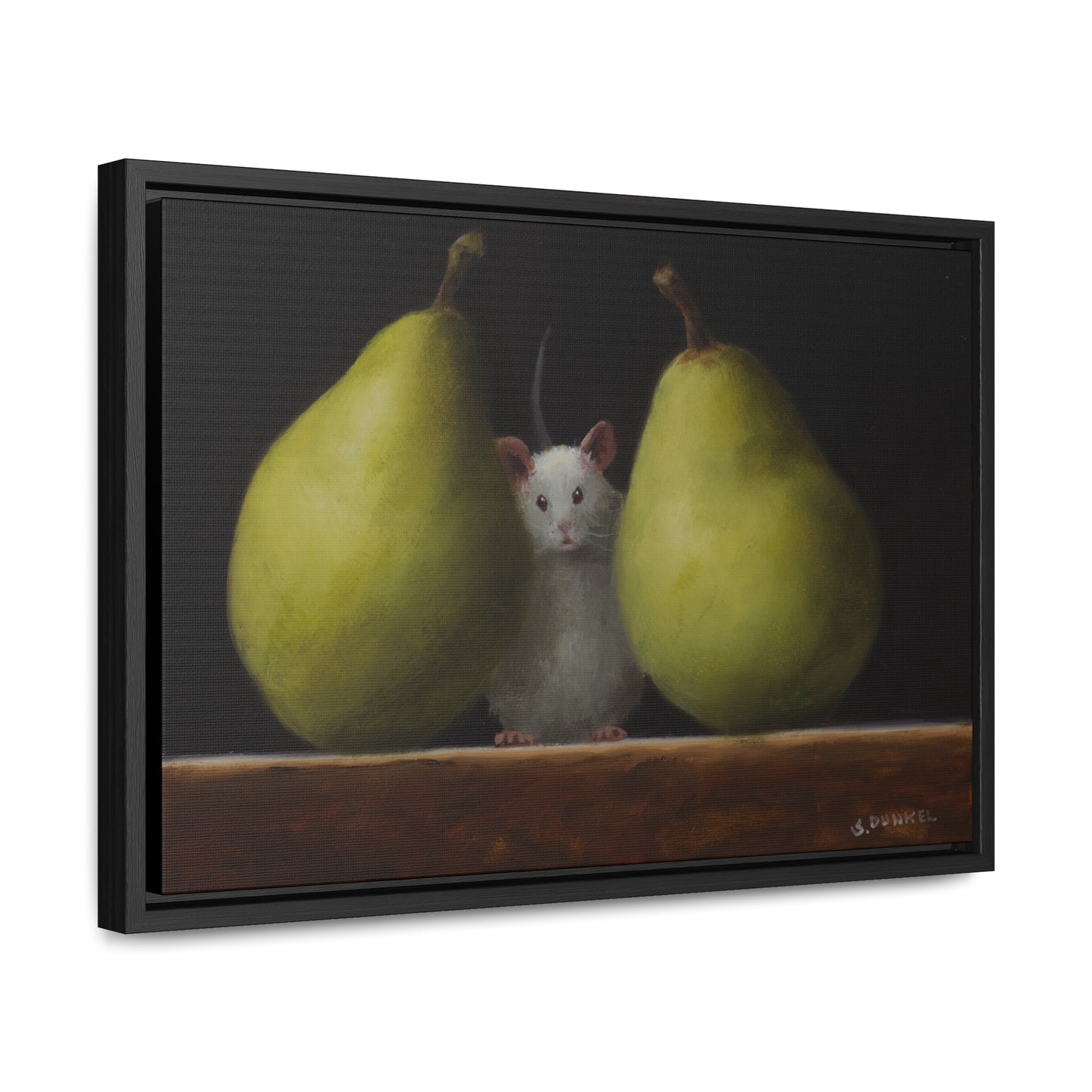 Stuart Dunkel: "Buddies" - Framed Canvas Reproduction