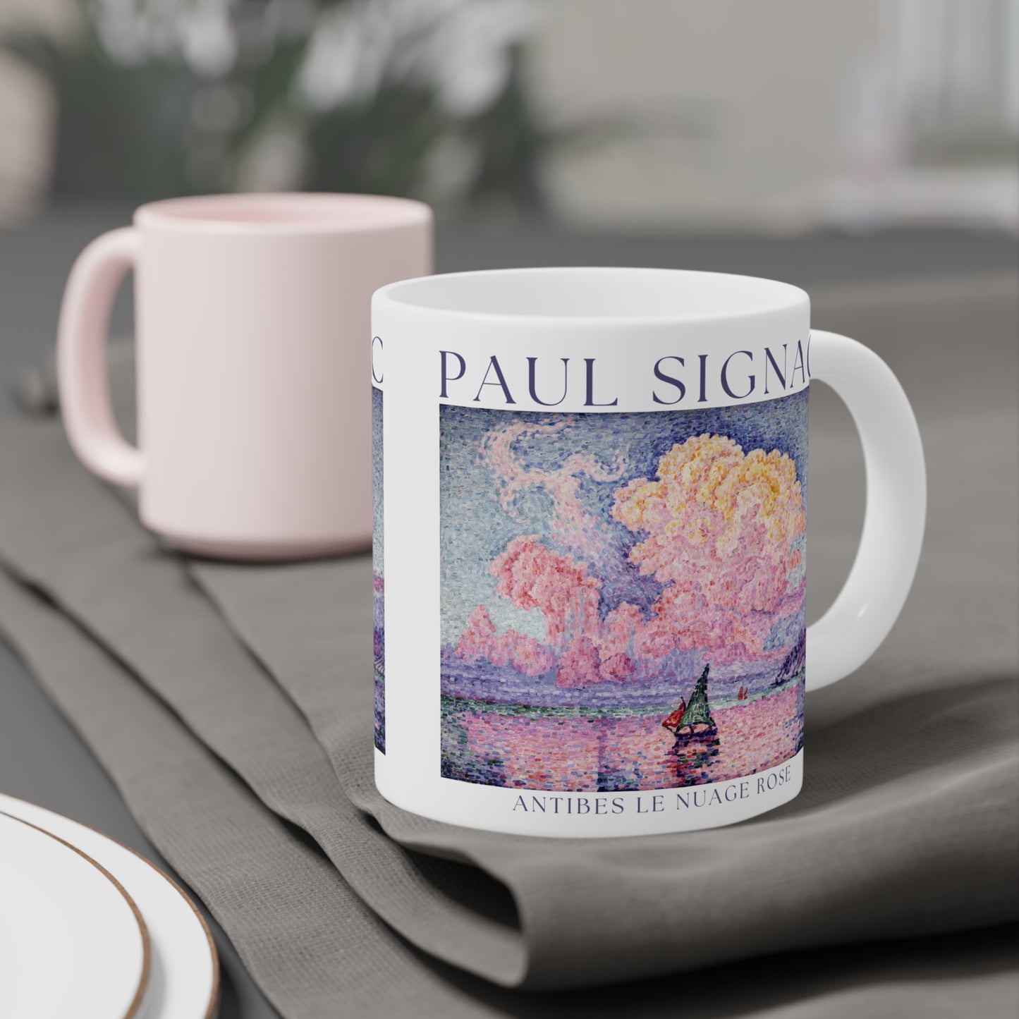 Paul Signac: "Antibes Le Nuage Rose" Ceramic Mug (11oz\15oz\20oz)