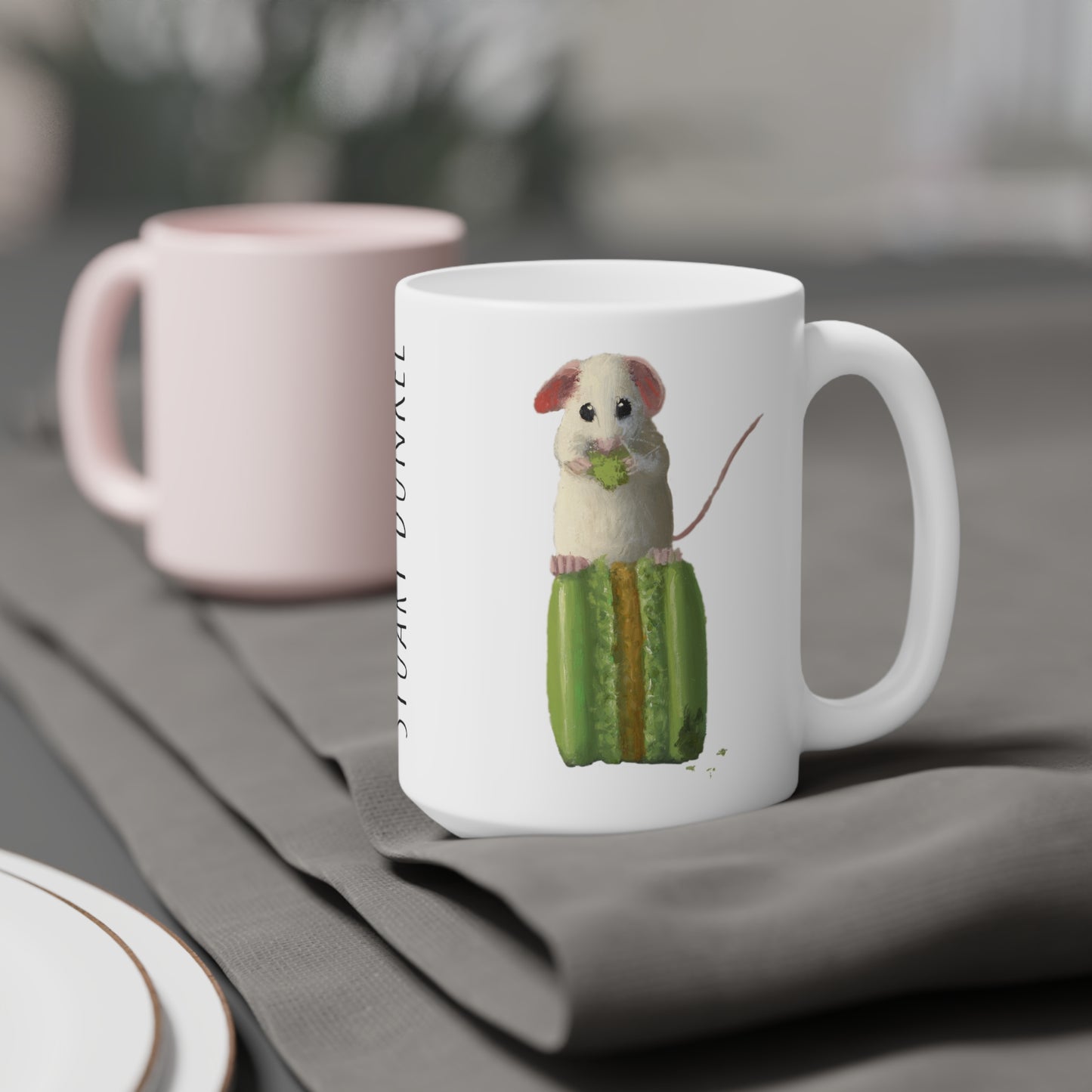 Stuart Dunkel: "Macaron Snack" Ceramic Mug (11oz\15oz\20oz)