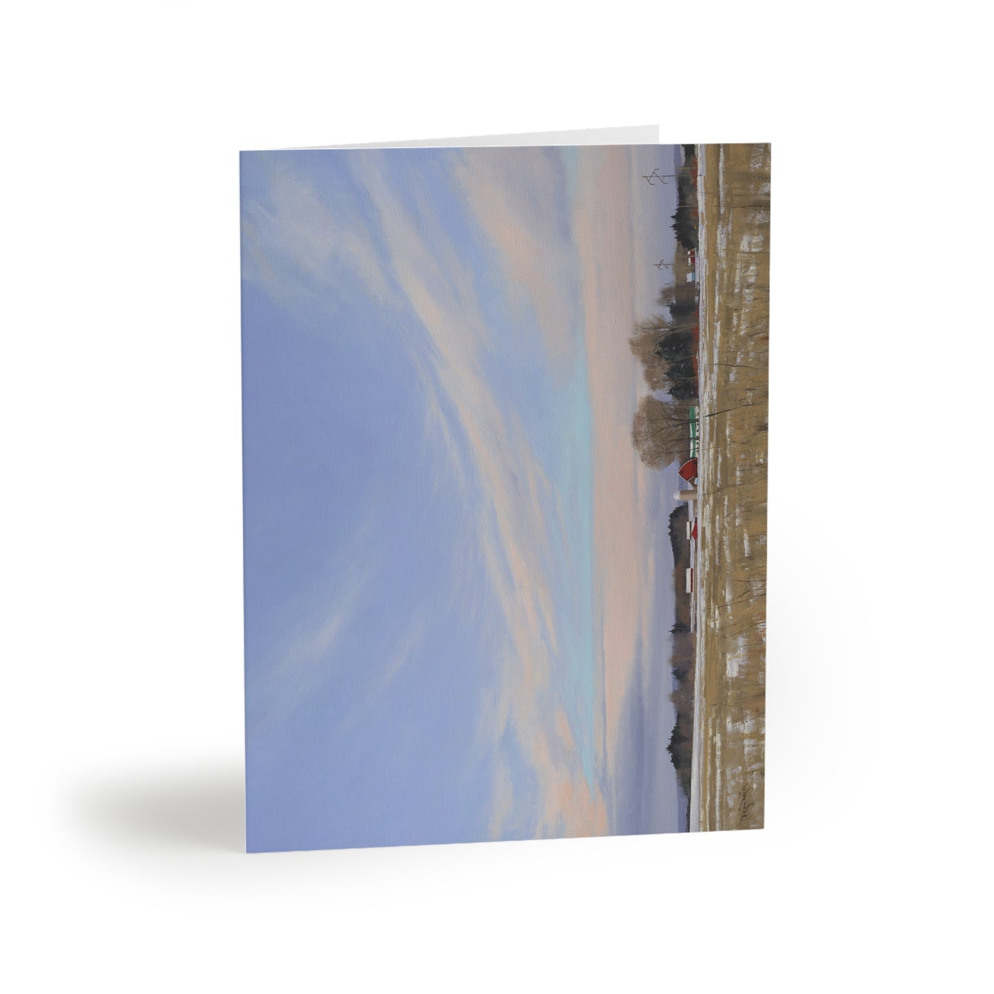 Ben Bauer: "On the way to Fredricksons" - Greeting Cards (8, 16, and 24 pcs)