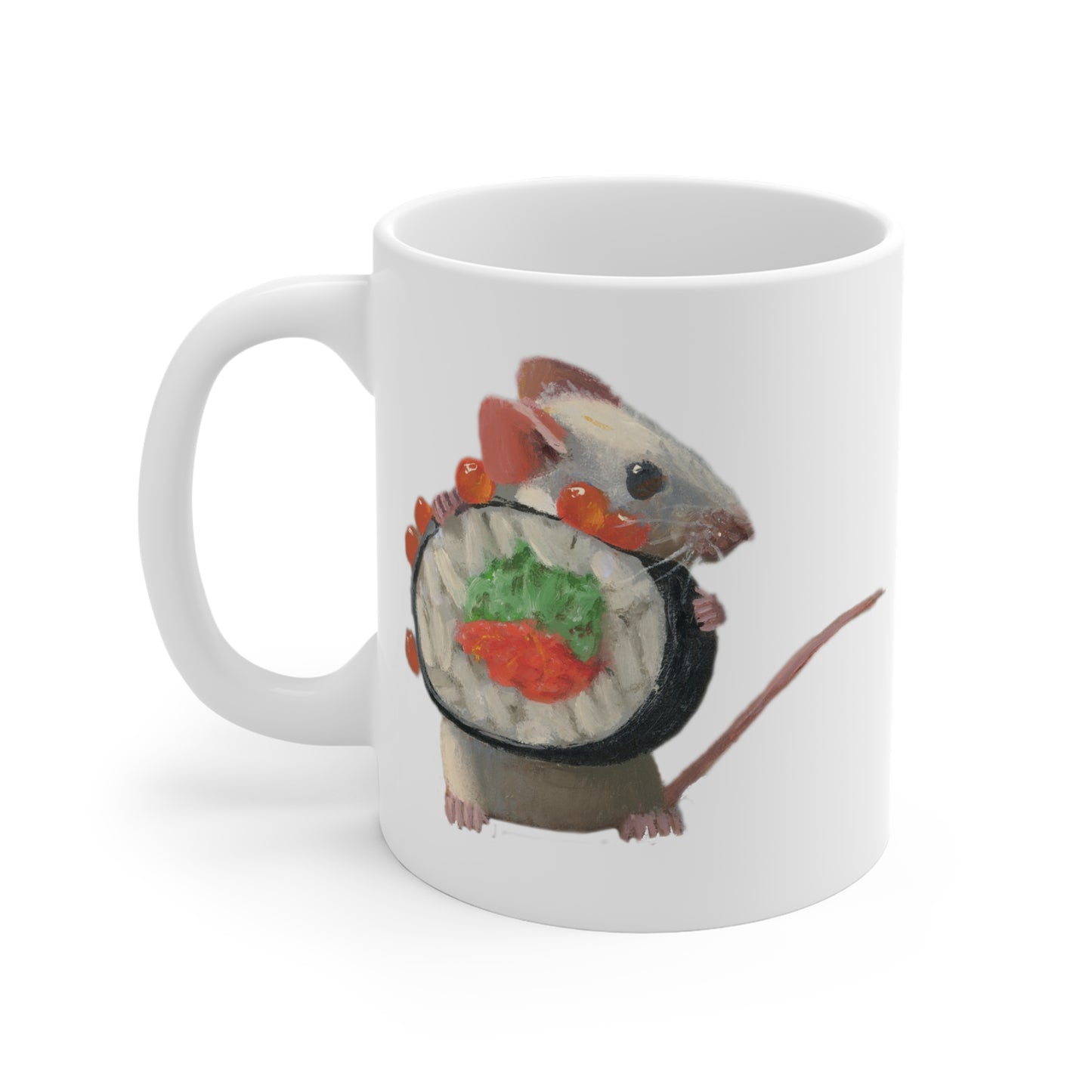 Stuart Dunkel: "Sushi Escape" Ceramic Mug (11oz\15oz\20oz)