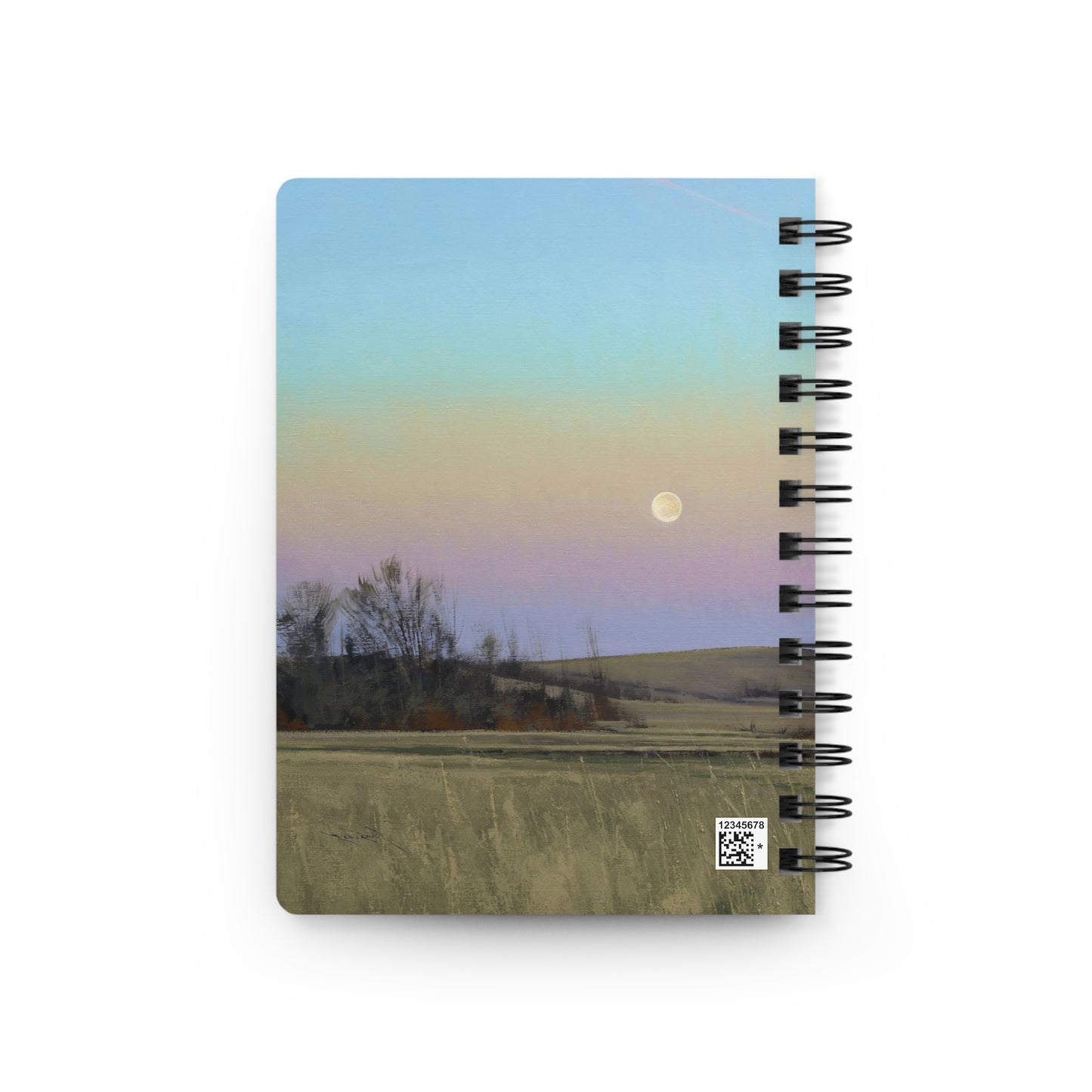 Ben Bauer: "Minnesota Glacial Lake Area at Dusk" - Spiral Bound Journal