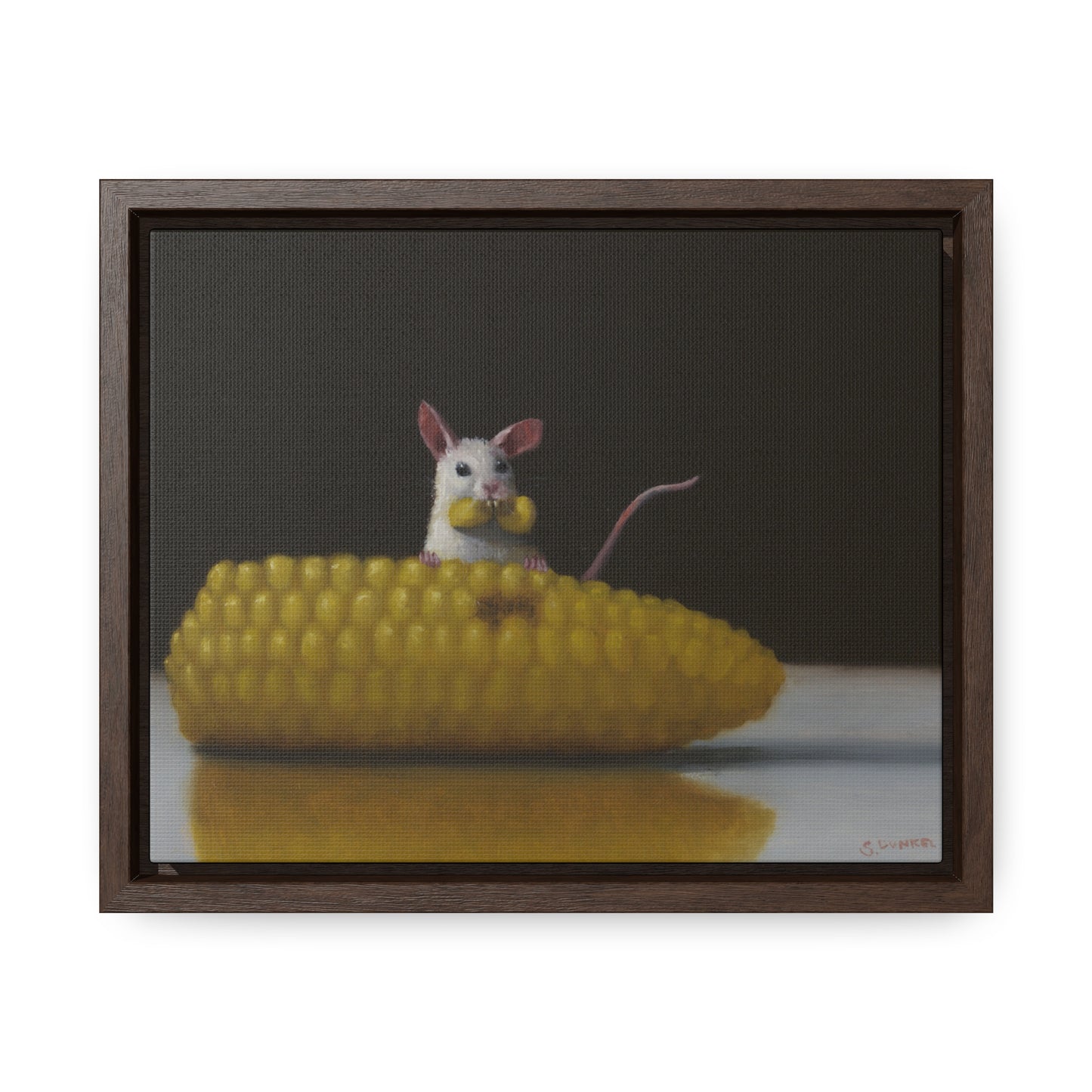 Stuart Dunkel's "Floss" - Framed Canvas Reproduction