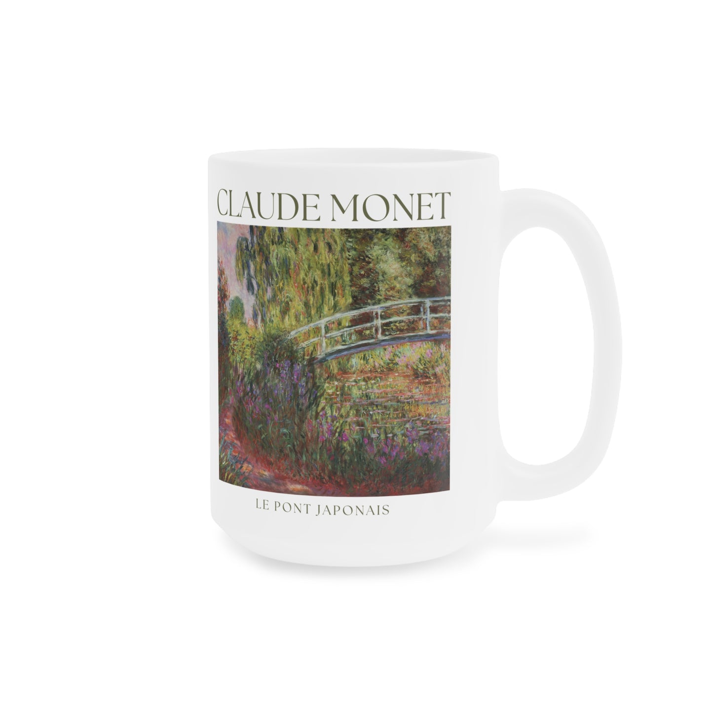 Claude Monet: "Le Pont Japonais" Ceramic Mug (11oz\15oz\20oz)