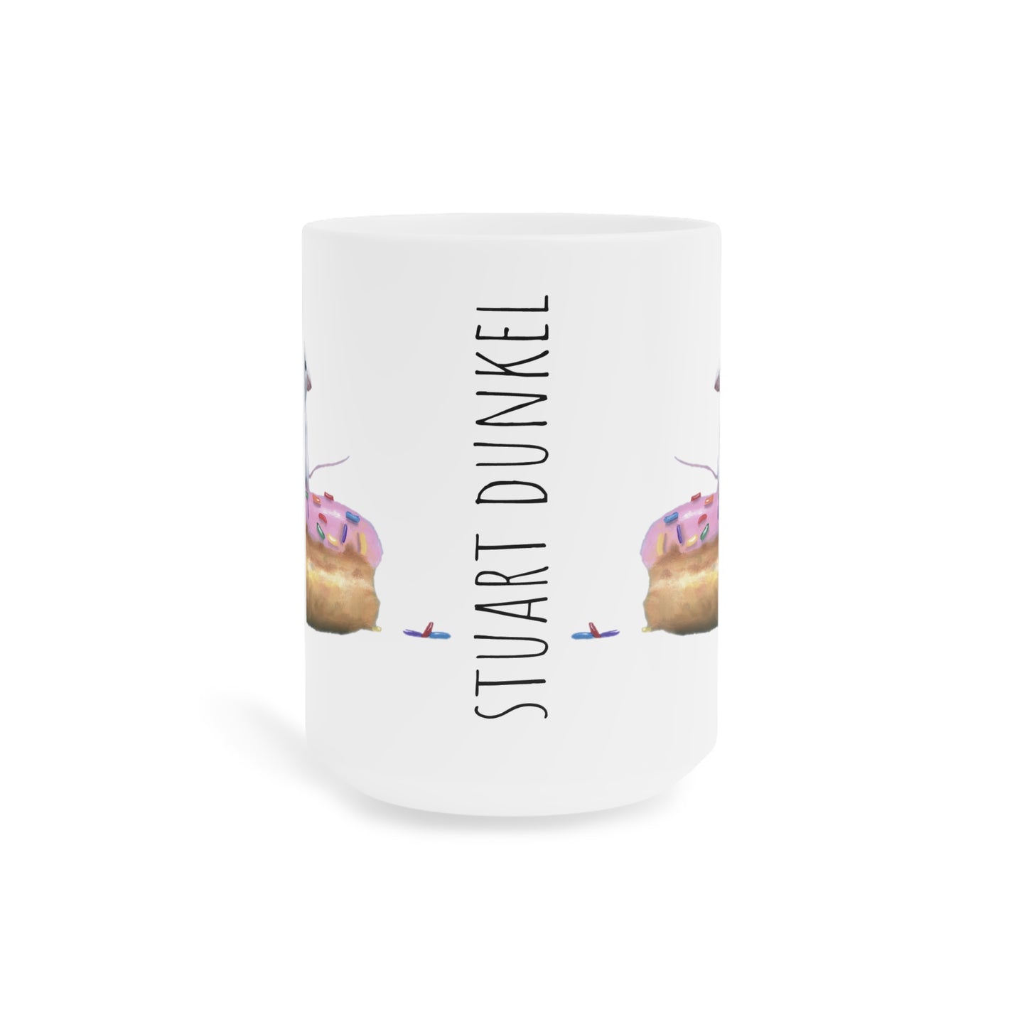 Stuart Dunkel: "Conquered Donut" Ceramic Mug (11oz\15oz\20oz)