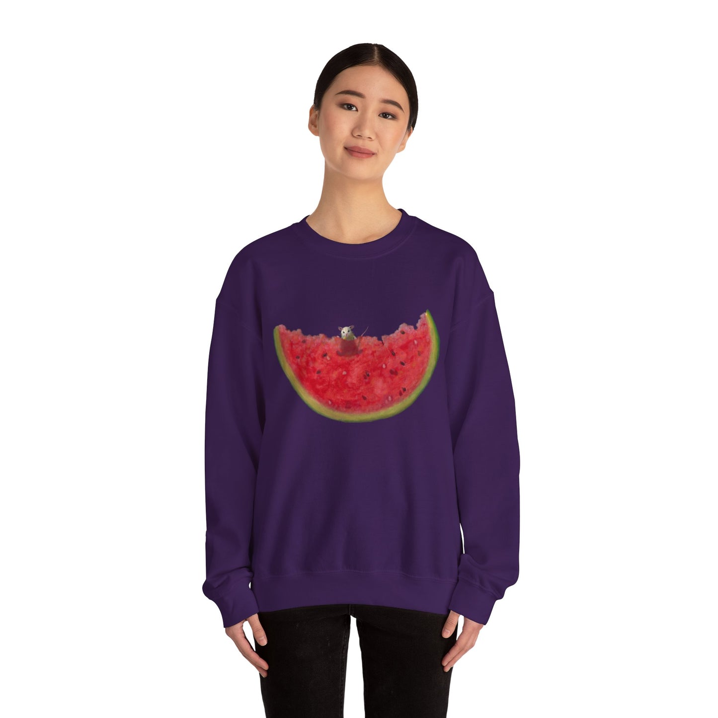 Stuart Dunkel: "Melon Lover" Crewneck Sweatshirt