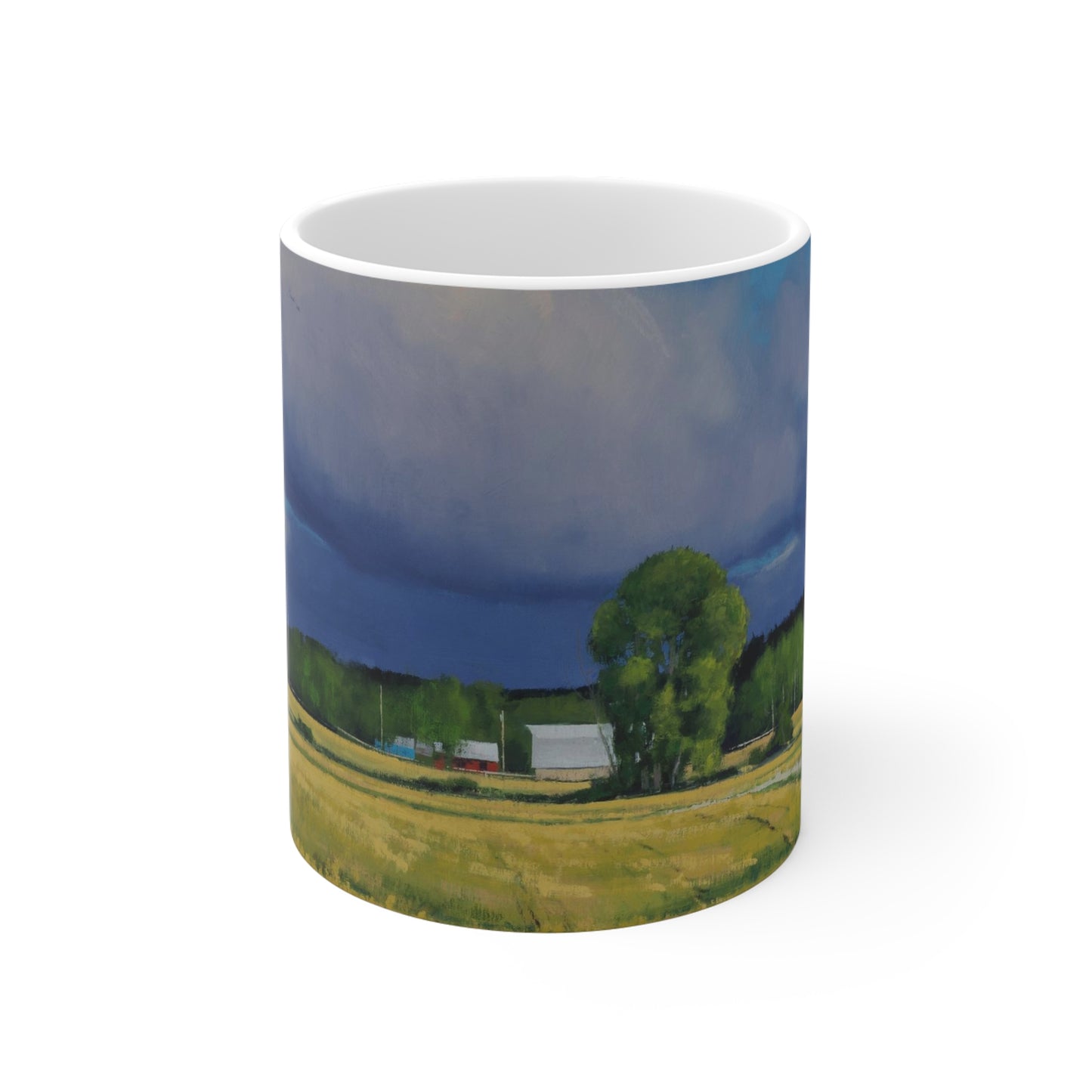 Ben Bauer: "September Fields, Lowry MN" Ceramic Mug (11oz, 15oz, 20oz)