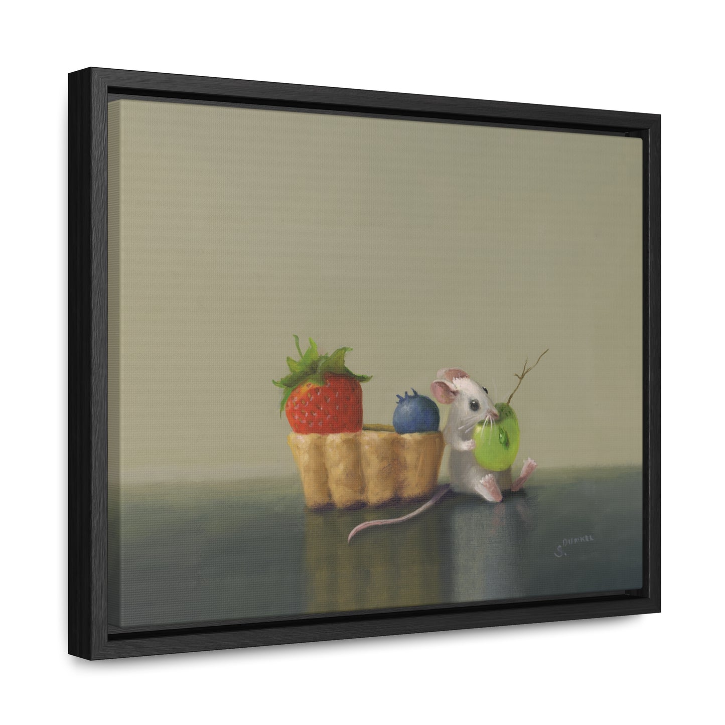 Stuart Dunkel: "Smart Tart" - Framed Canvas Reproduction