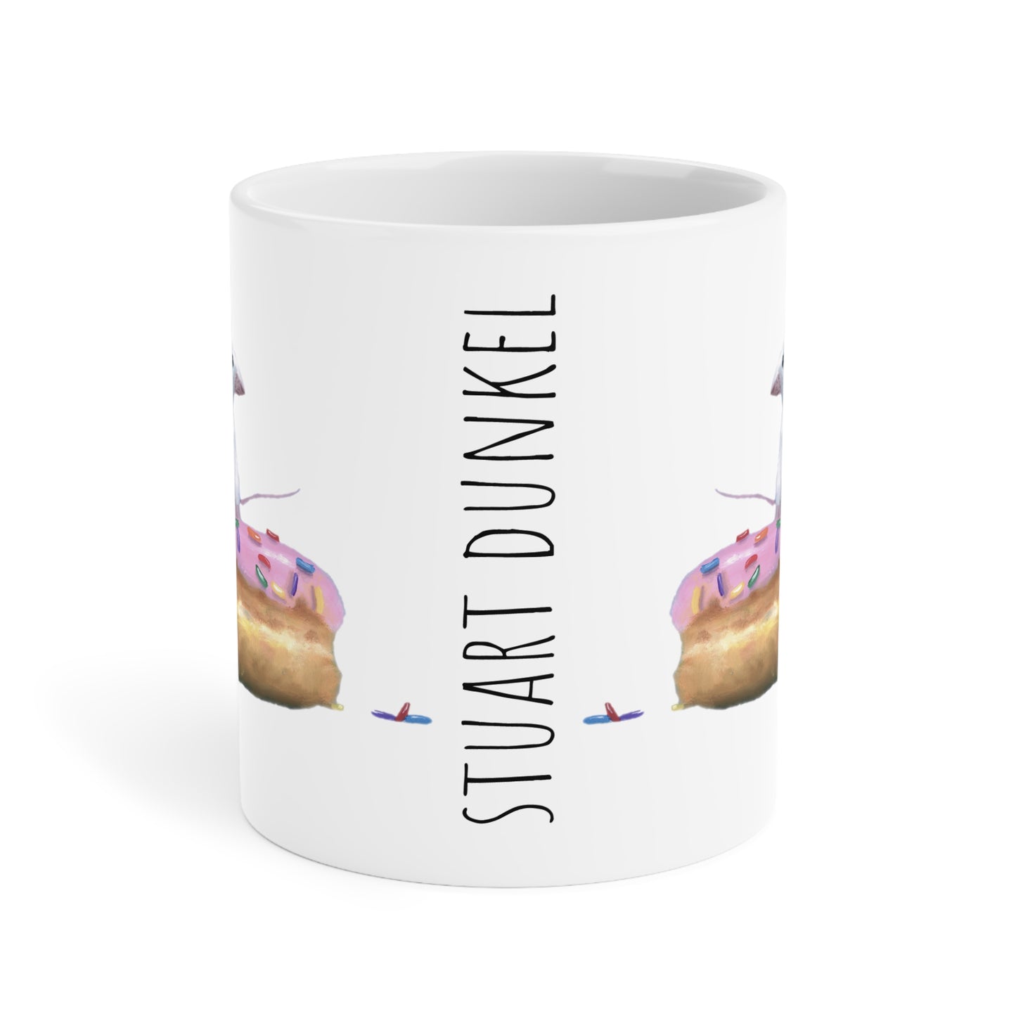 Stuart Dunkel: "Conquered Donut" Ceramic Mug (11oz\15oz\20oz)