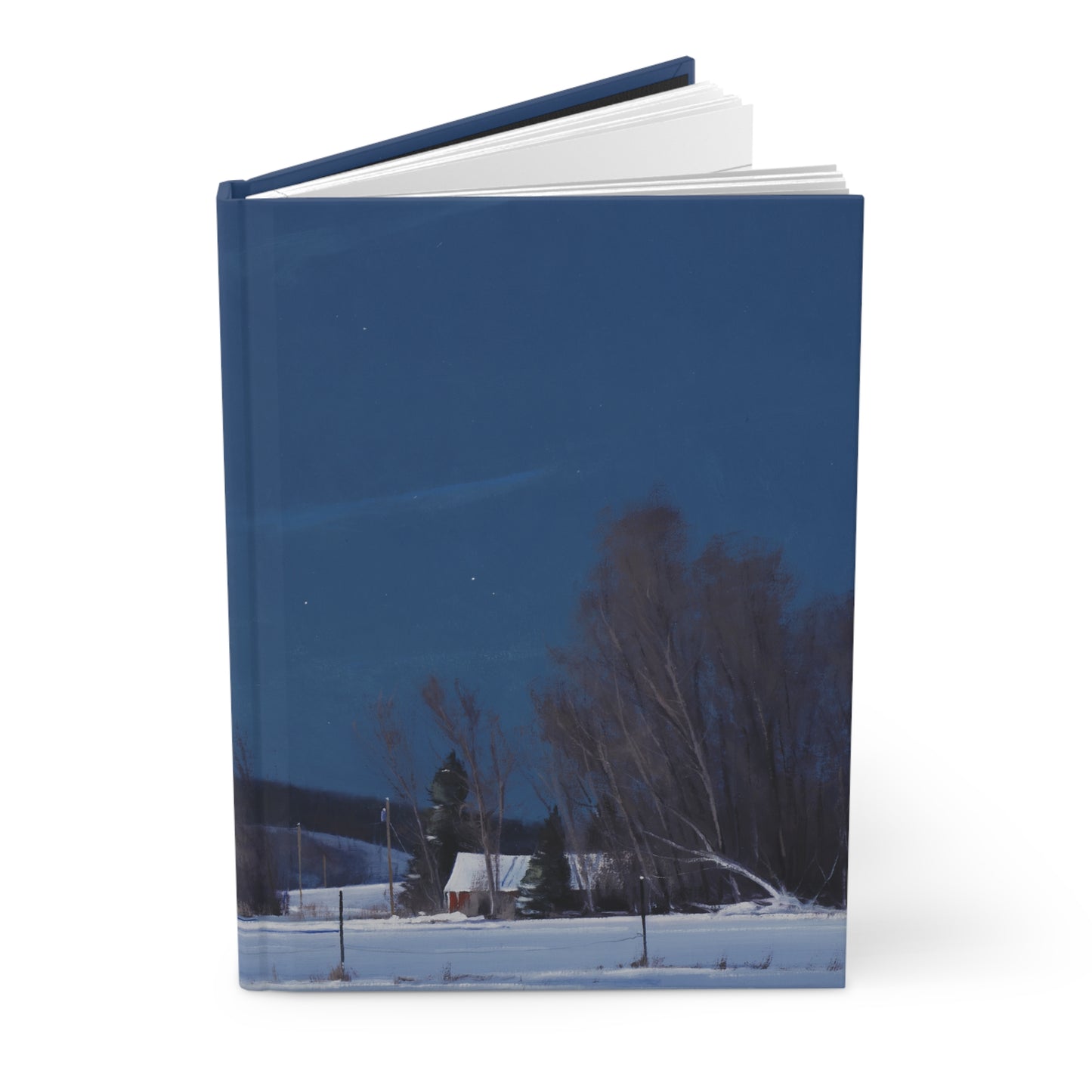 Ben Bauer: "Buffalo County, WI, Night Lights" - Hardcover Journal Matte