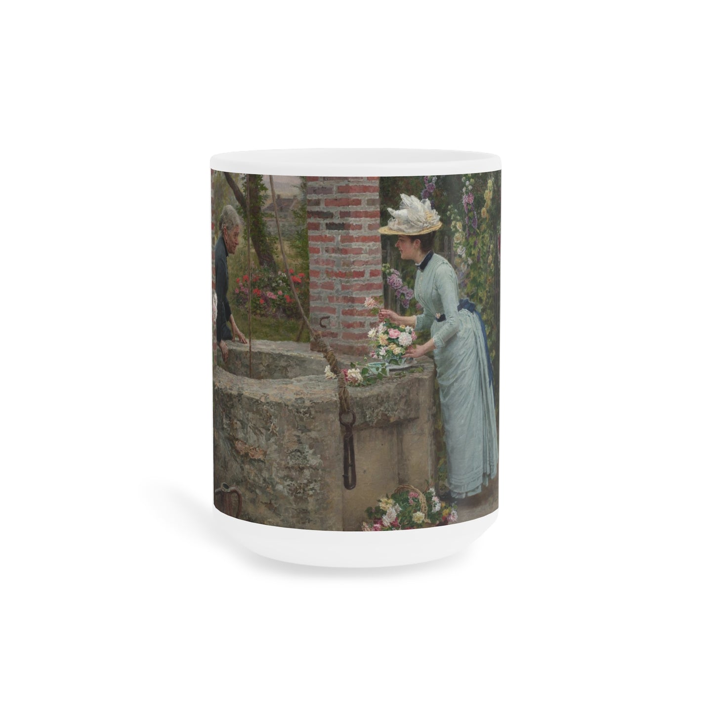 Marie Francois Firmin-Girard: "Un Puits Mitoyen" Ceramic Mug (11oz\15oz\20oz)