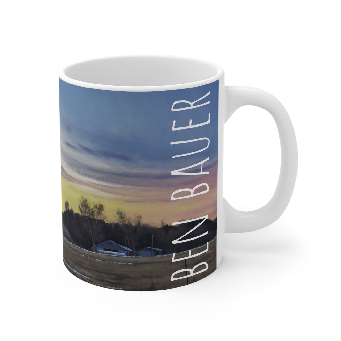 Ben Bauer: "St. Croix Valley Sunset" Ceramic Mug (11oz, 15oz, 20oz)