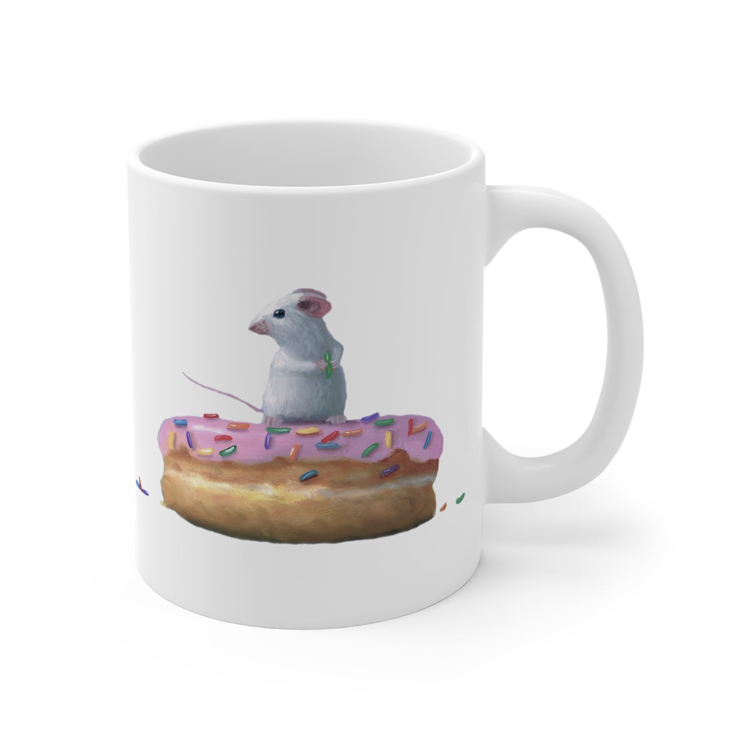 Stuart Dunkel: "Conquered Donut" Ceramic Mug (11oz\15oz\20oz)