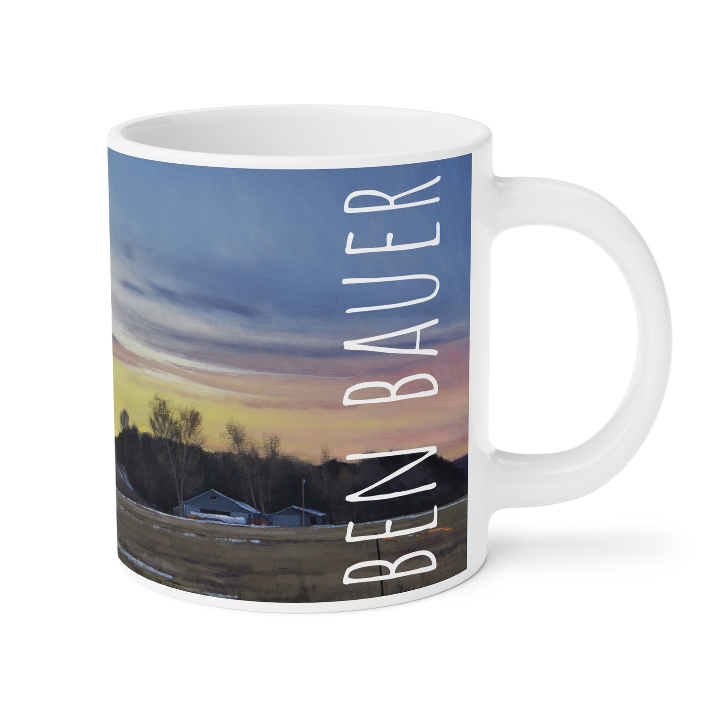 Ben Bauer: "St. Croix Valley Sunset" Ceramic Mug (11oz, 15oz, 20oz)