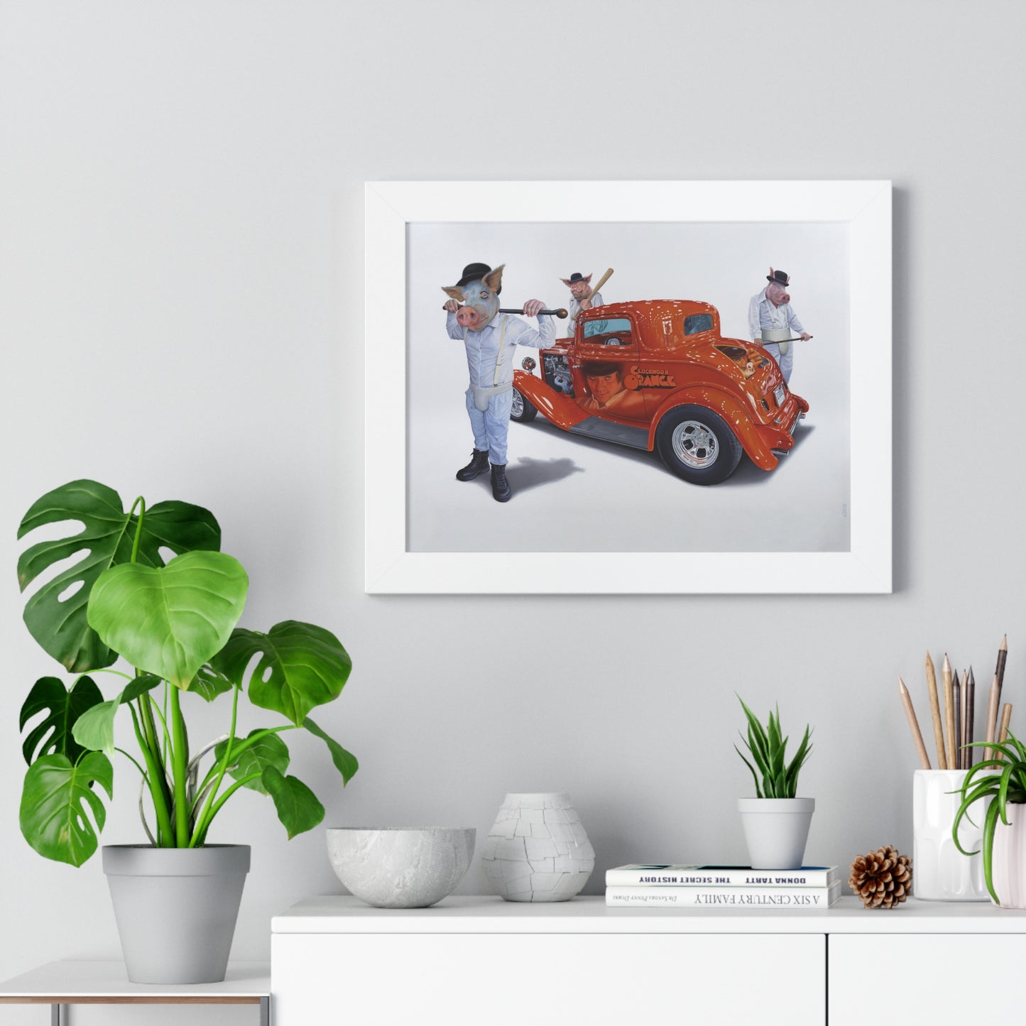 Tony South: "The Moloko Muscle" - Framed Print