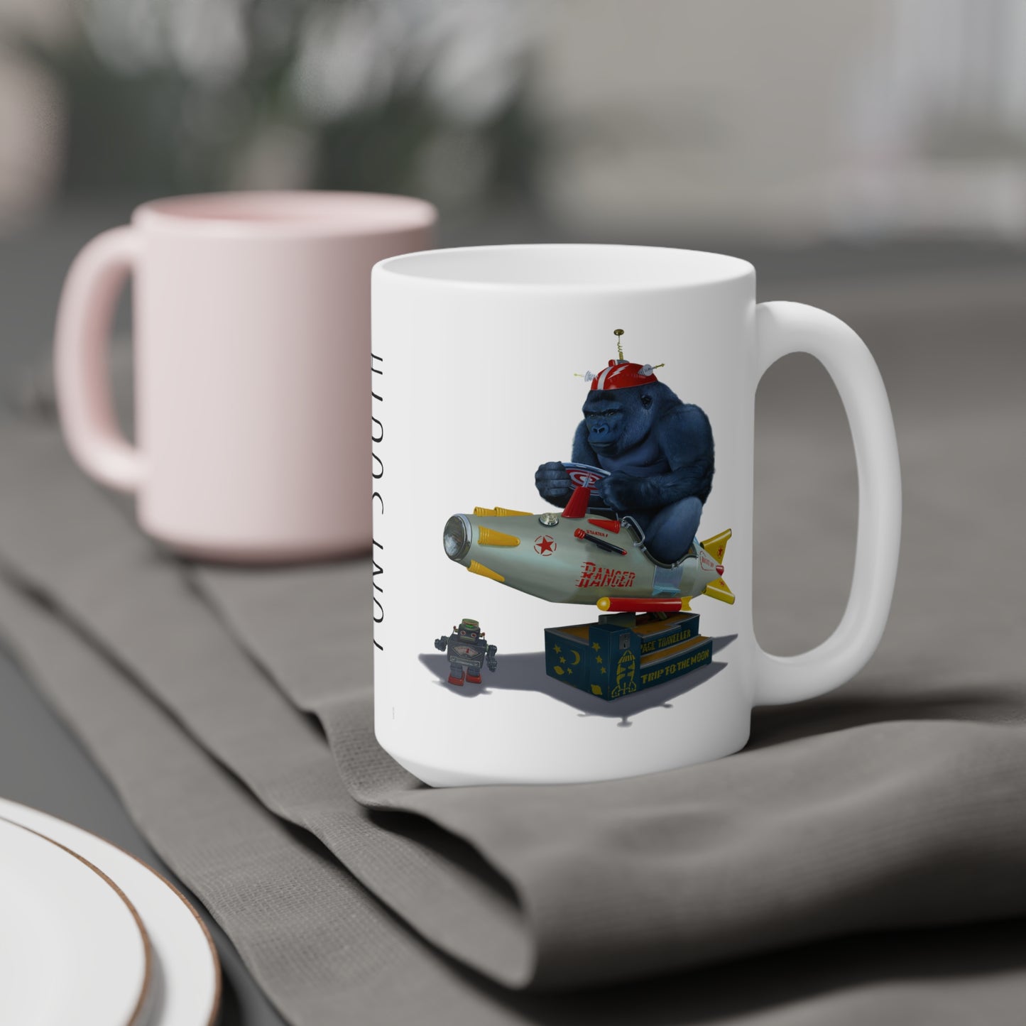 Tony South: "Destination Moon" Ceramic Mug (11oz\15oz\20oz)