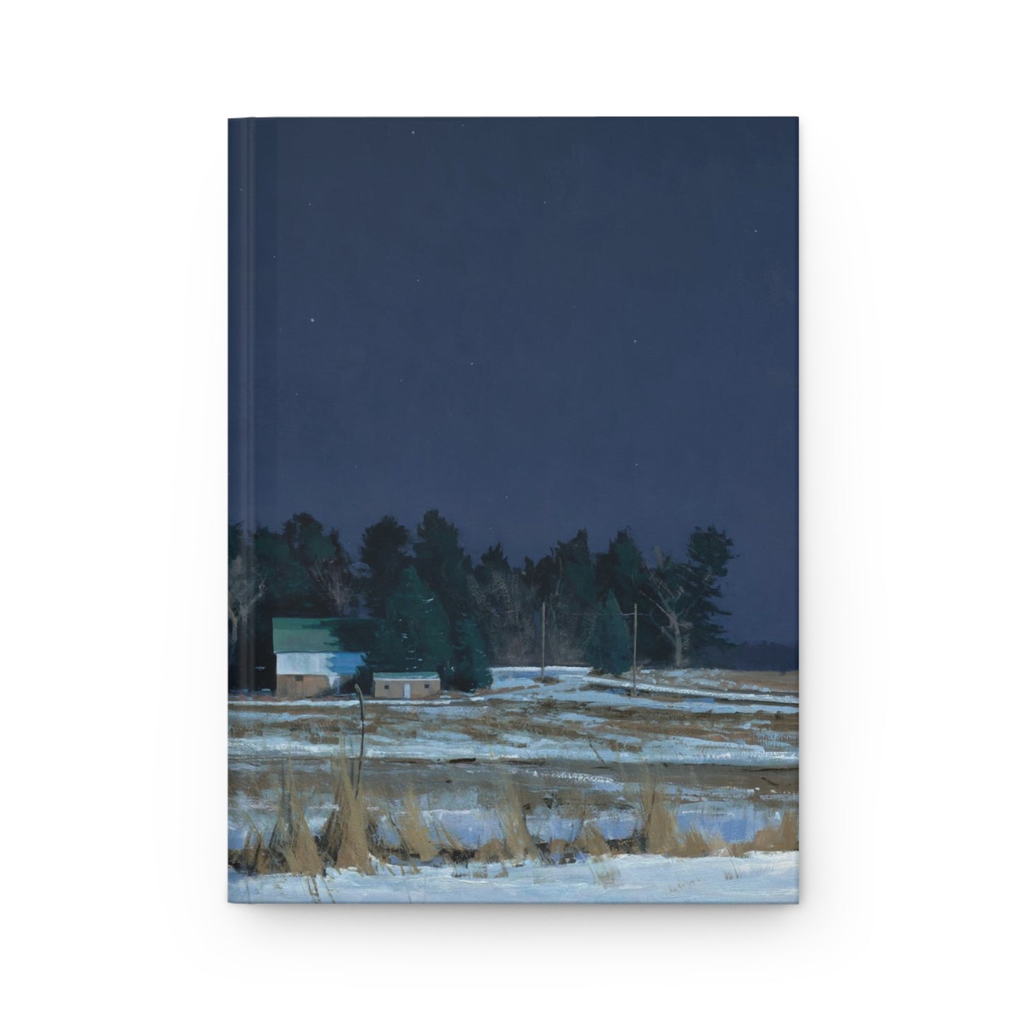 Ben Bauer: "Midnight at 20 Below" - Hardcover Journal Matte