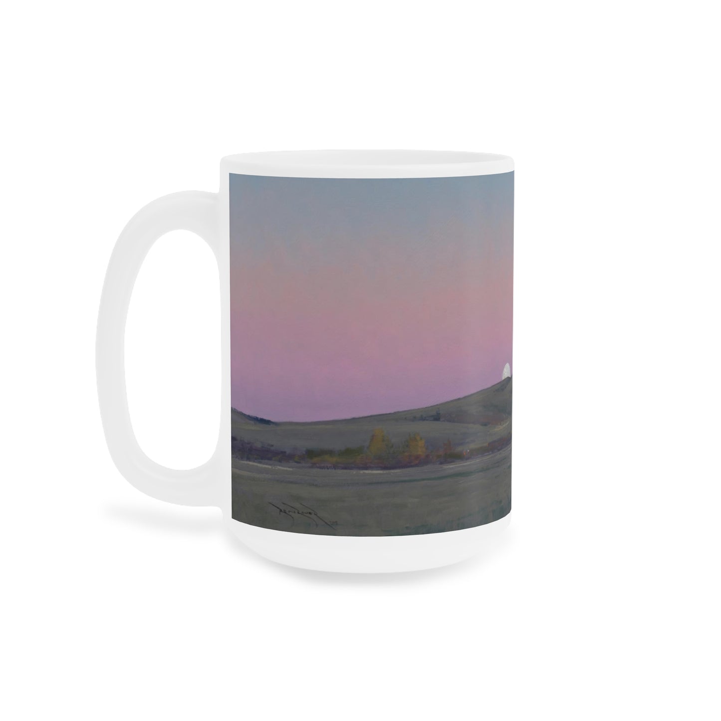 Ben Bauer: "Moonrise in Lowry, MN" Ceramic Mug (11oz, 15oz, 20oz)