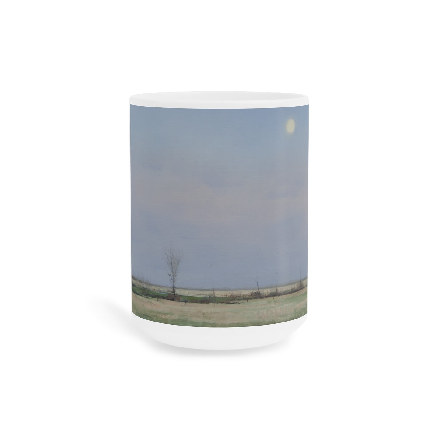 Ben Bauer: "Spring Moonrise in South Dakota" Ceramic Mug (11oz, 15oz, 20oz)