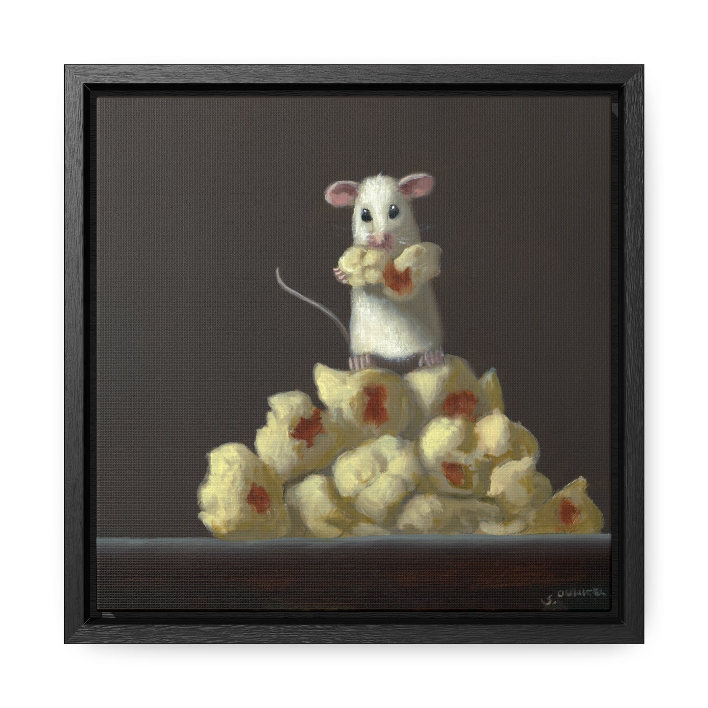Stuart Dunkel: "More Butter" - Framed Canvas Reproduction