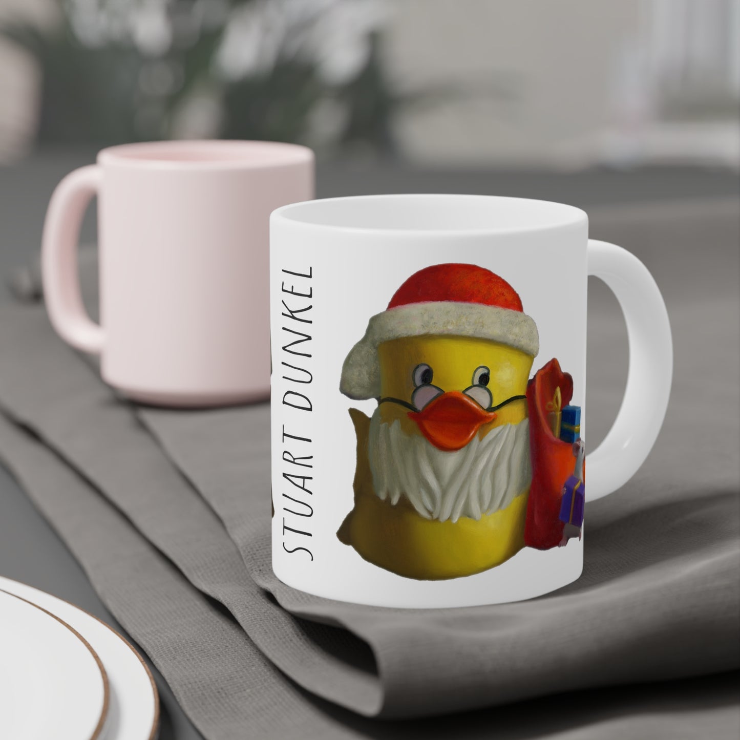 Stuart Dunkel: "Santa's Helper" Ceramic Mug (11oz\15oz\20oz)