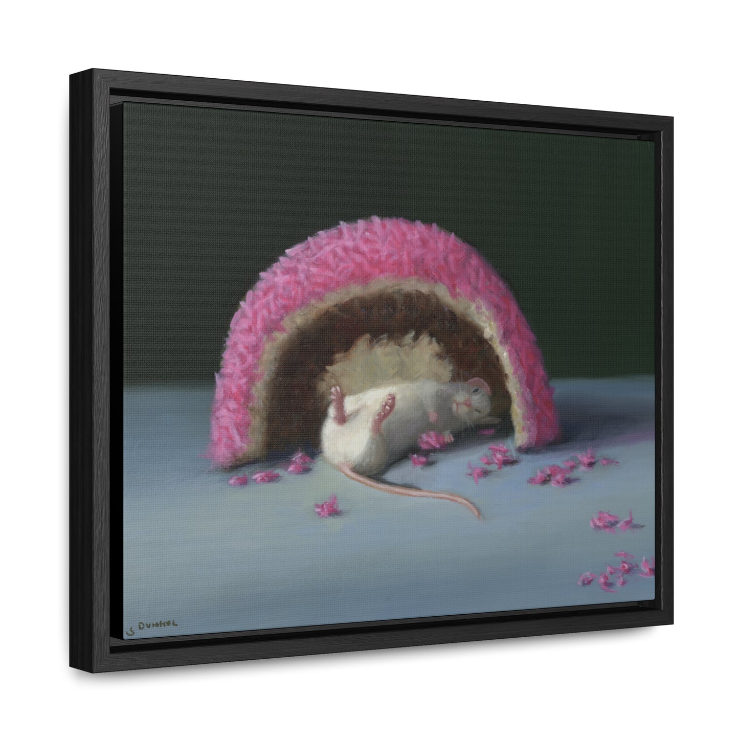 Stuart Dunkel: "Overdose" - Framed Canvas Reproduction