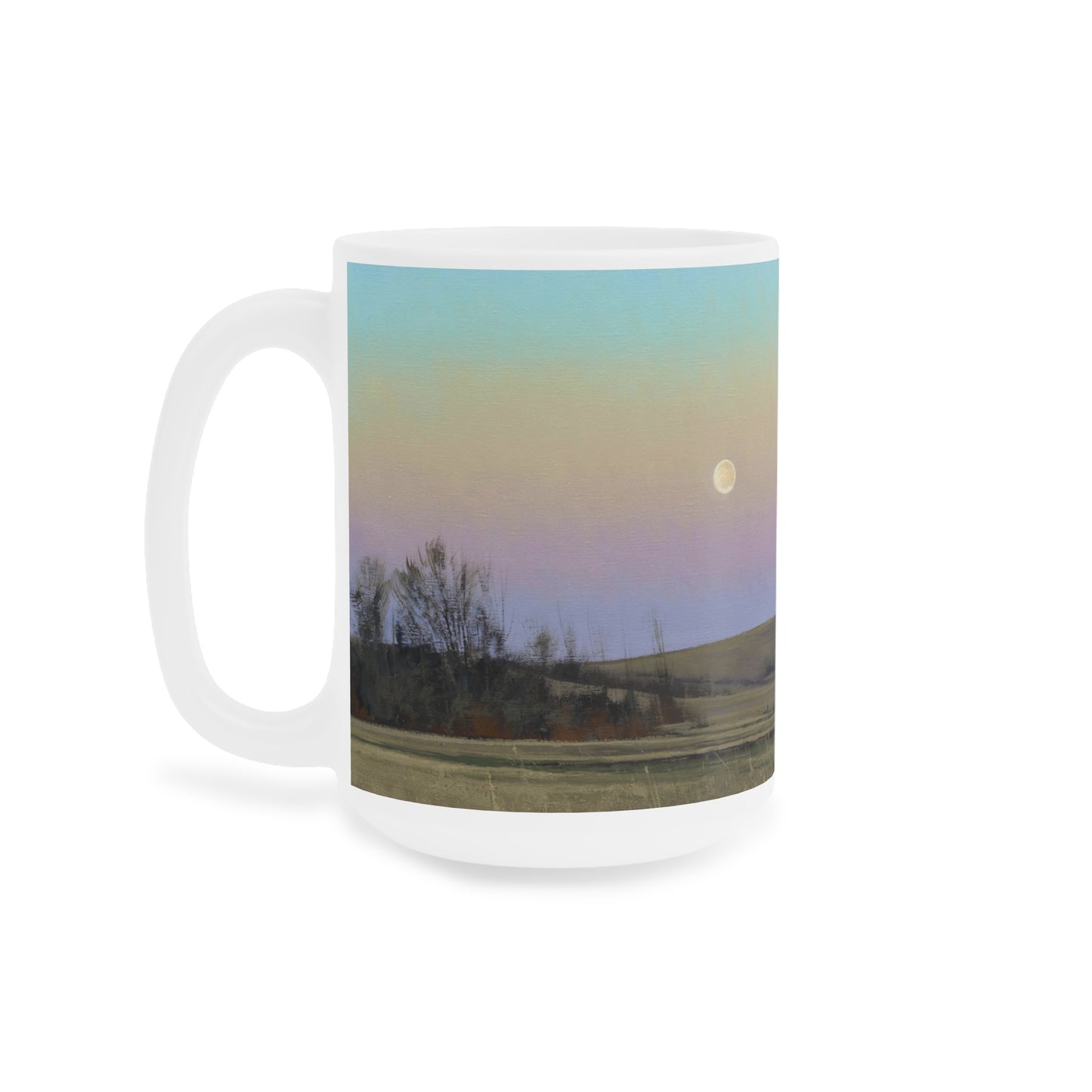 Ben Bauer: "Minnesota Glacial Lakes Area at Dusk" Ceramic Mug (11oz, 15oz, 20oz)