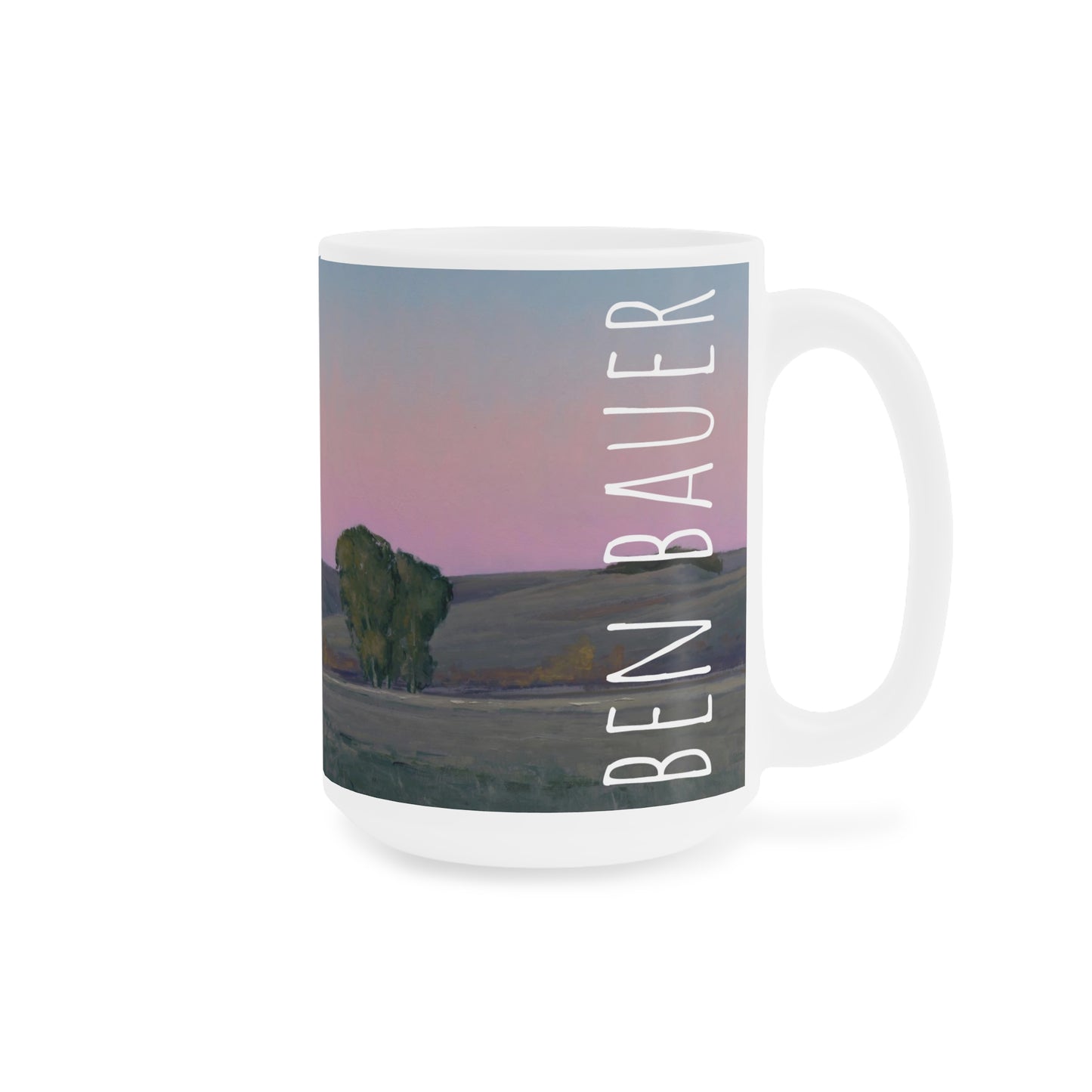 Ben Bauer: "Moonrise in Lowry, MN" Ceramic Mug (11oz, 15oz, 20oz)