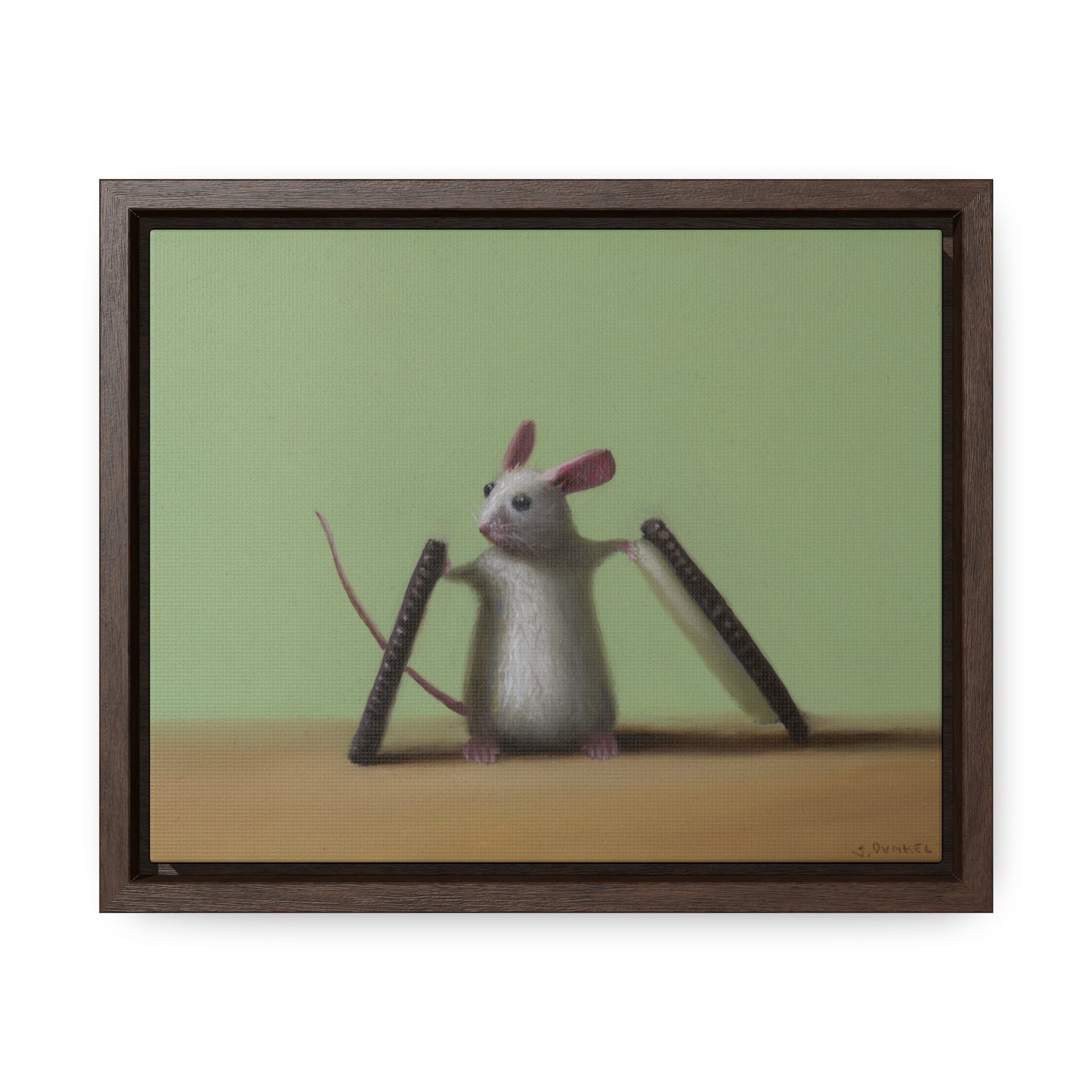 Stuart Dunkel: "Decisions" - Framed Canvas Reproduction